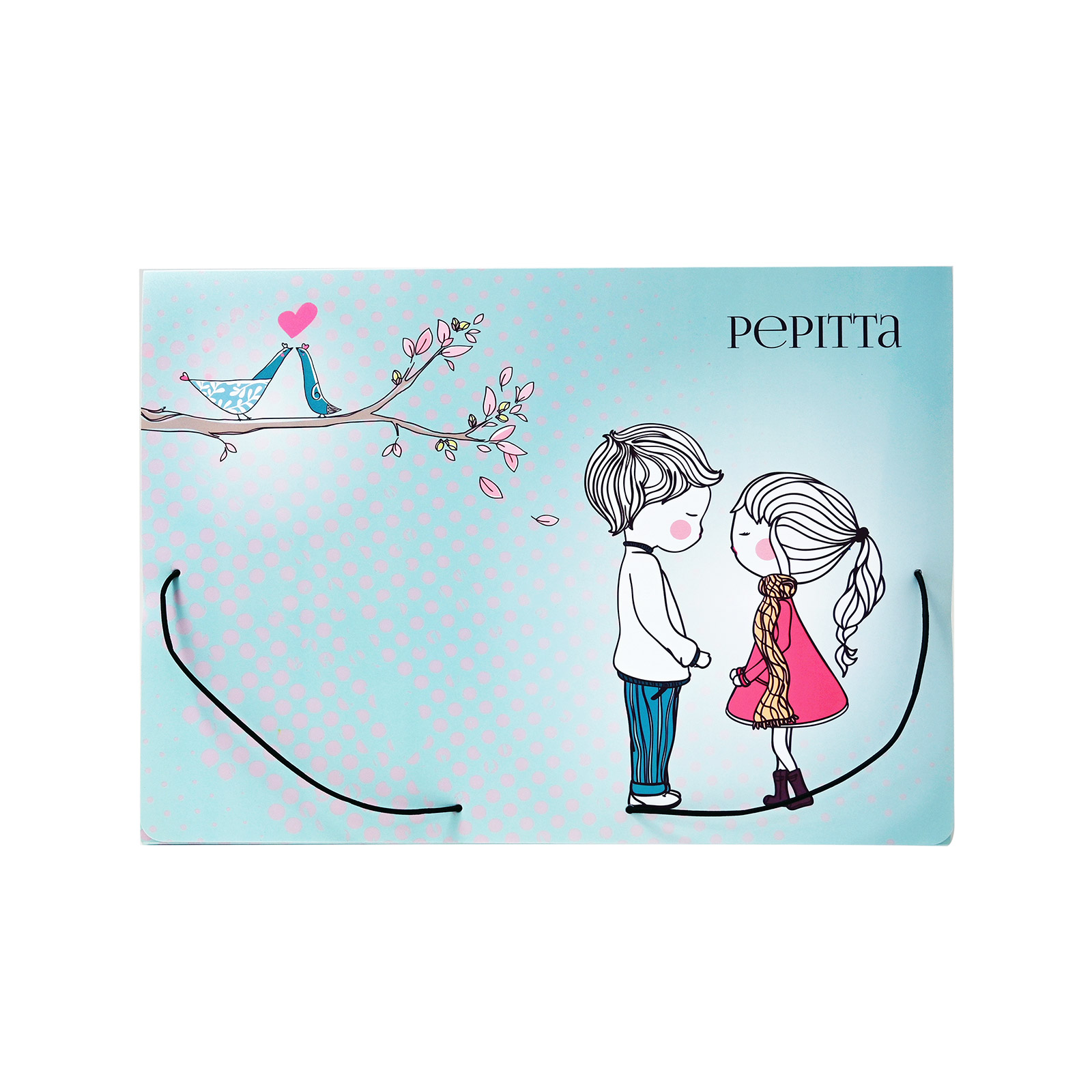 A&G Kiss pepitta a4 φάκελος αρχειοθέτησης με λάστιχο εικόνα 1