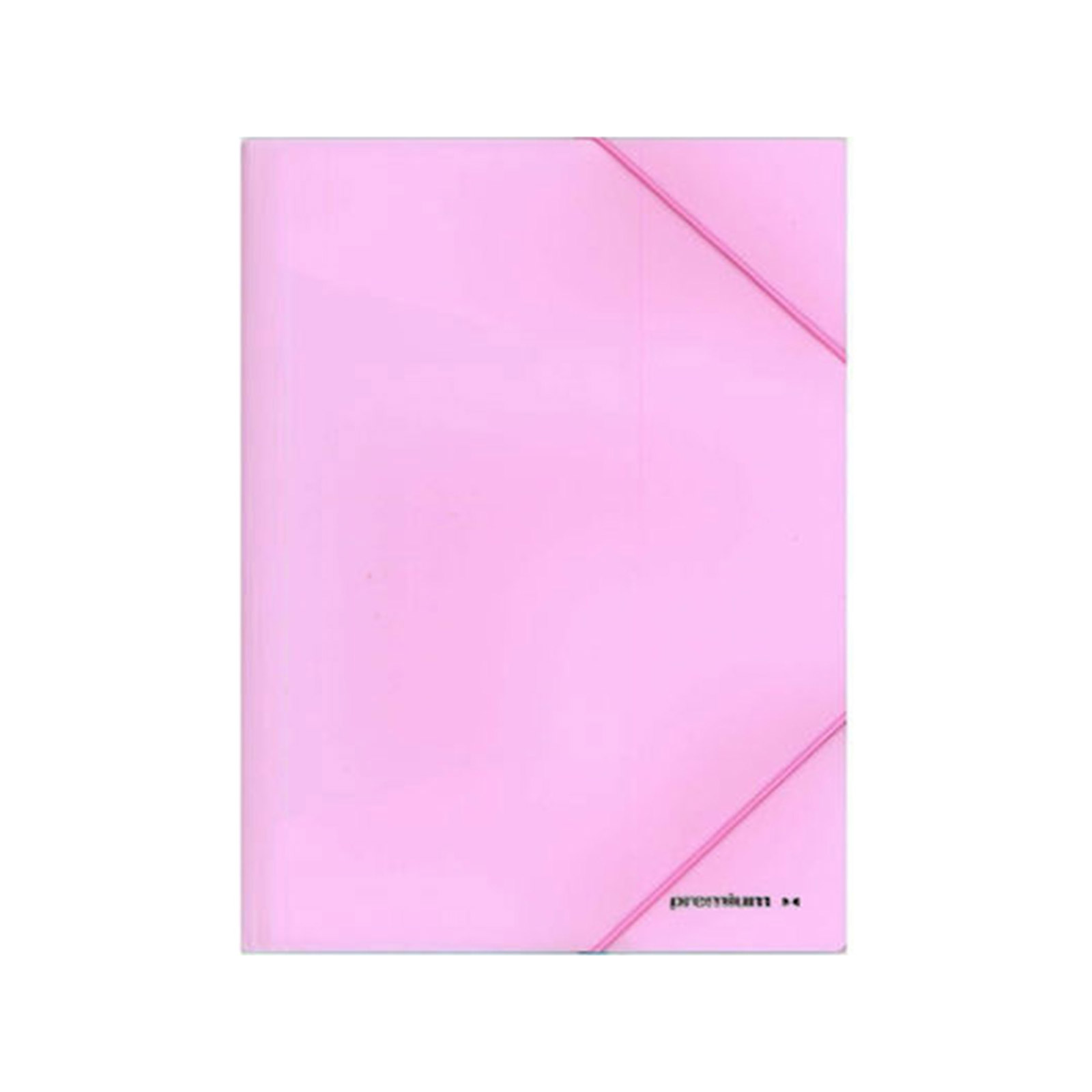 Premium Α4 ντοσιέ χάρτινο με λάστιχο ροζ εικόνα 1
