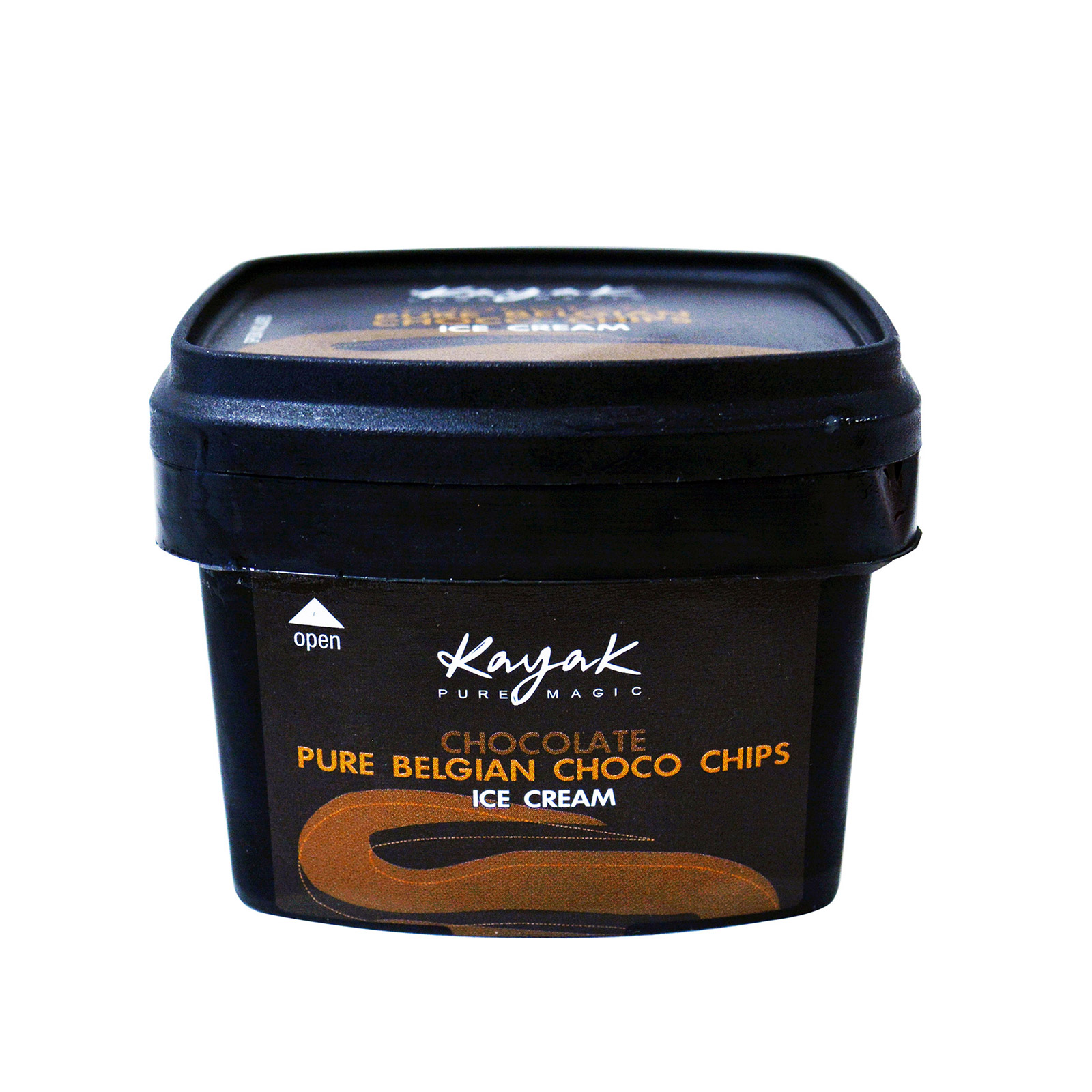 Kayak παγωτό ατομικό chocolate pure belgian choco chips 0.08kg εικόνα 1