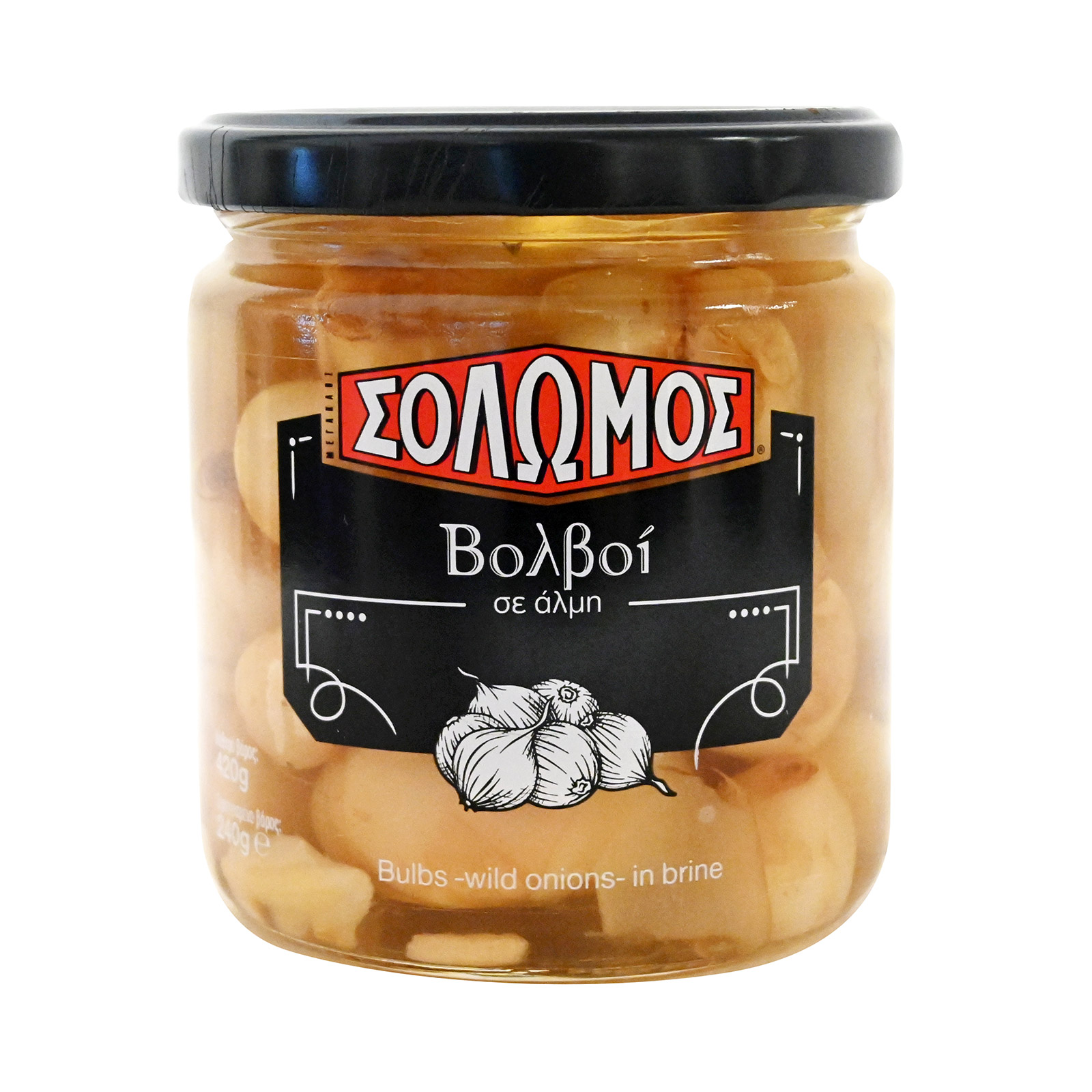 Σολωμός βολβοί σε άλμη 420g (στραγγισμένο βάρος 240g) εικόνα 1