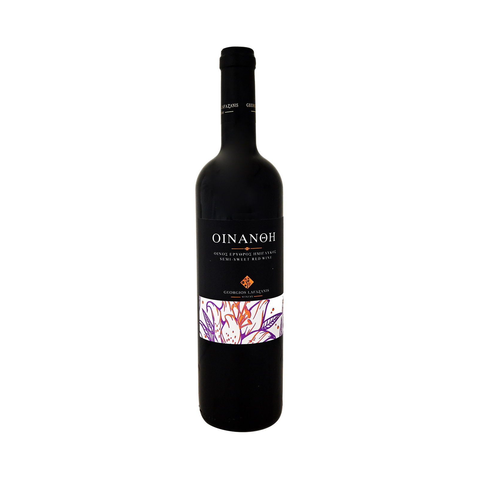 Oenanthe semi-sweet red wine 750ml image 1
