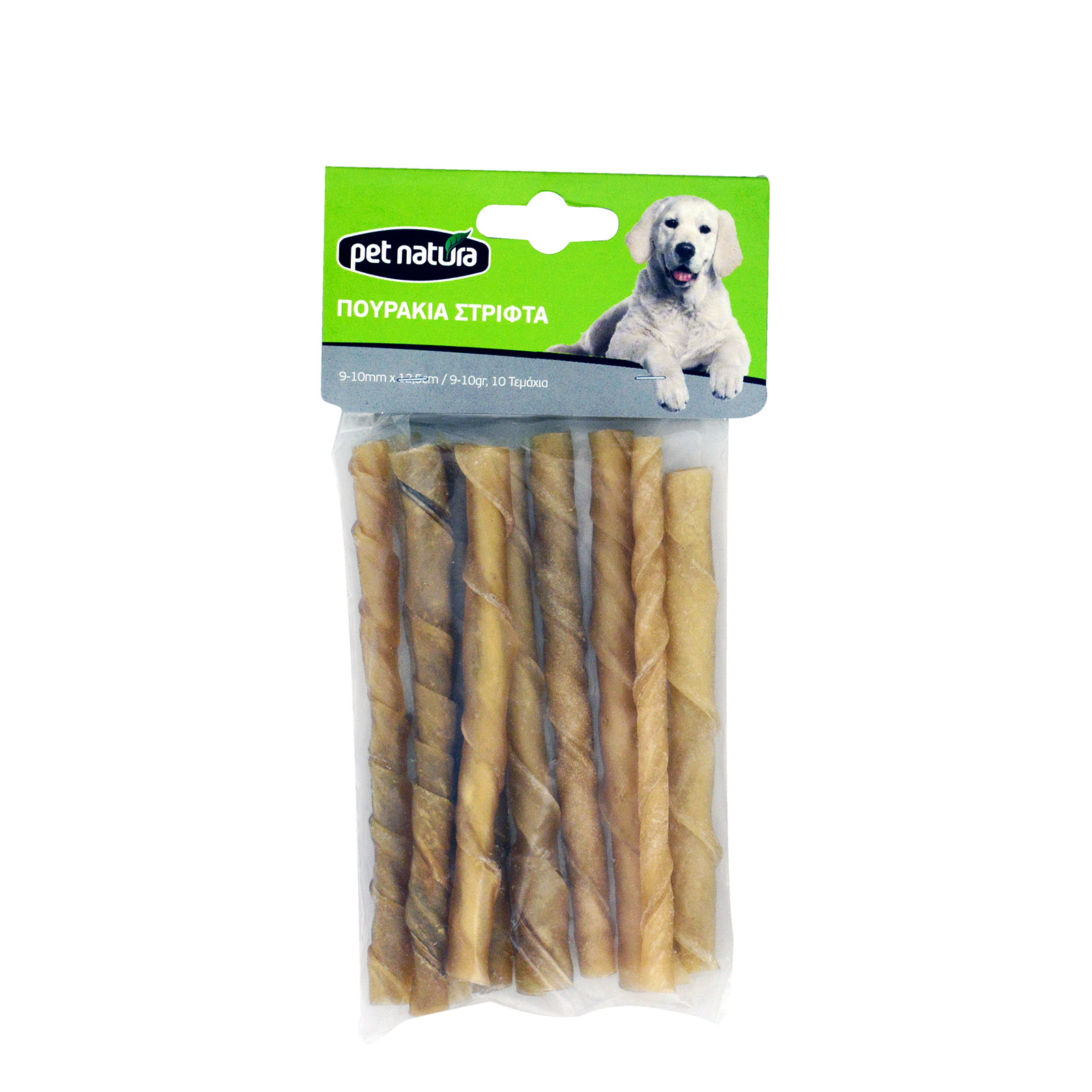 Pet Natura τροφή σκύλου συμπληρωματική πουράκια στριφτά 10τεμ εικόνα 1