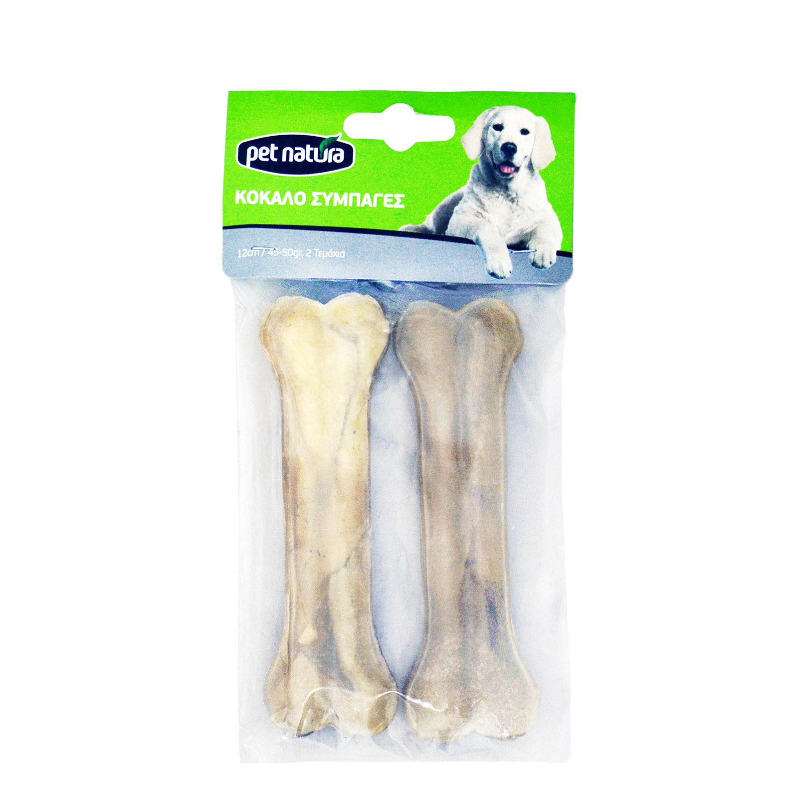 Pet Natura τροφή σκύλου συμπληρωματική κόκαλο συμπαγες 12 εκατοστά 2τεμ εικόνα 1