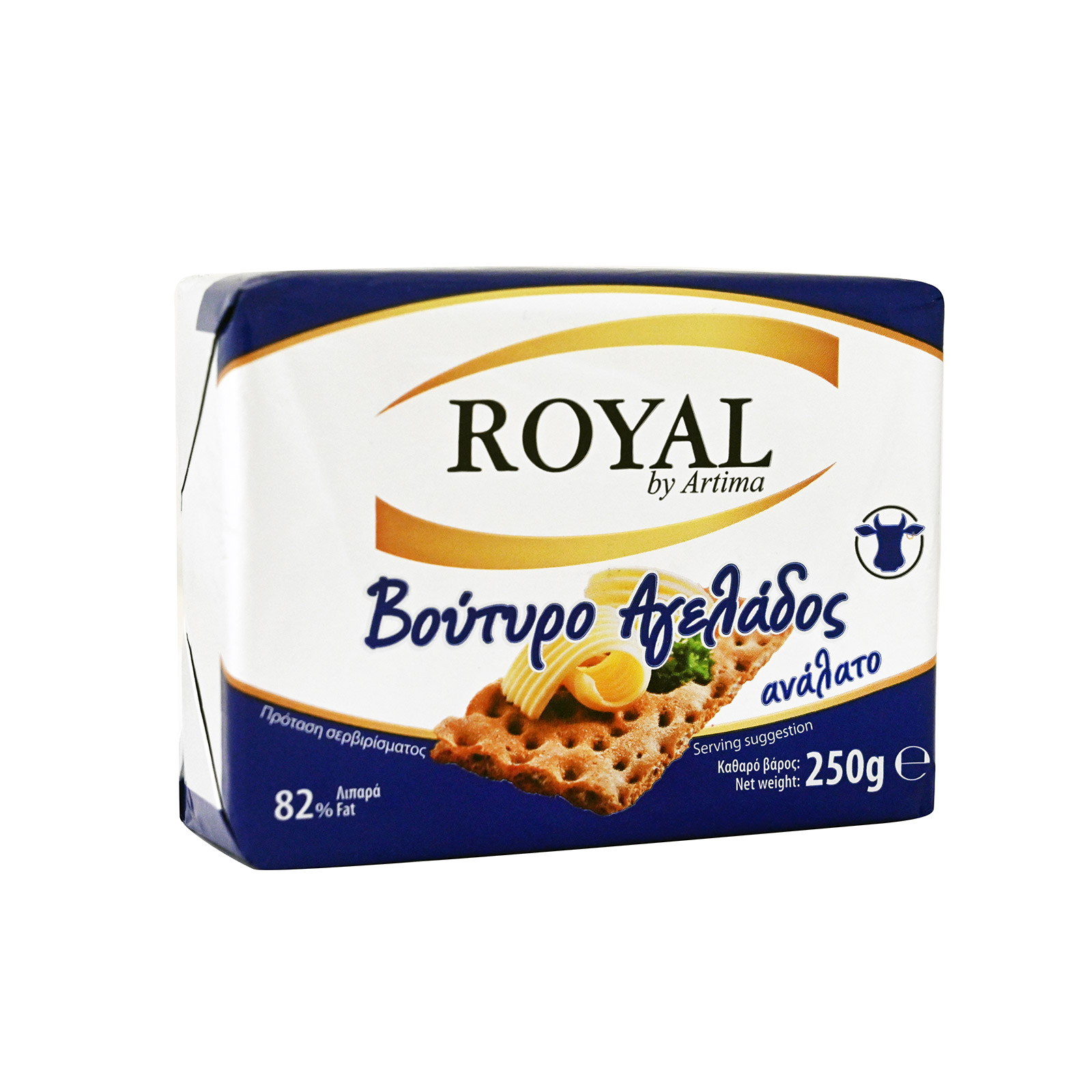 Royal βούτυρο αγελάδος ανάλατο 250g εικόνα 1