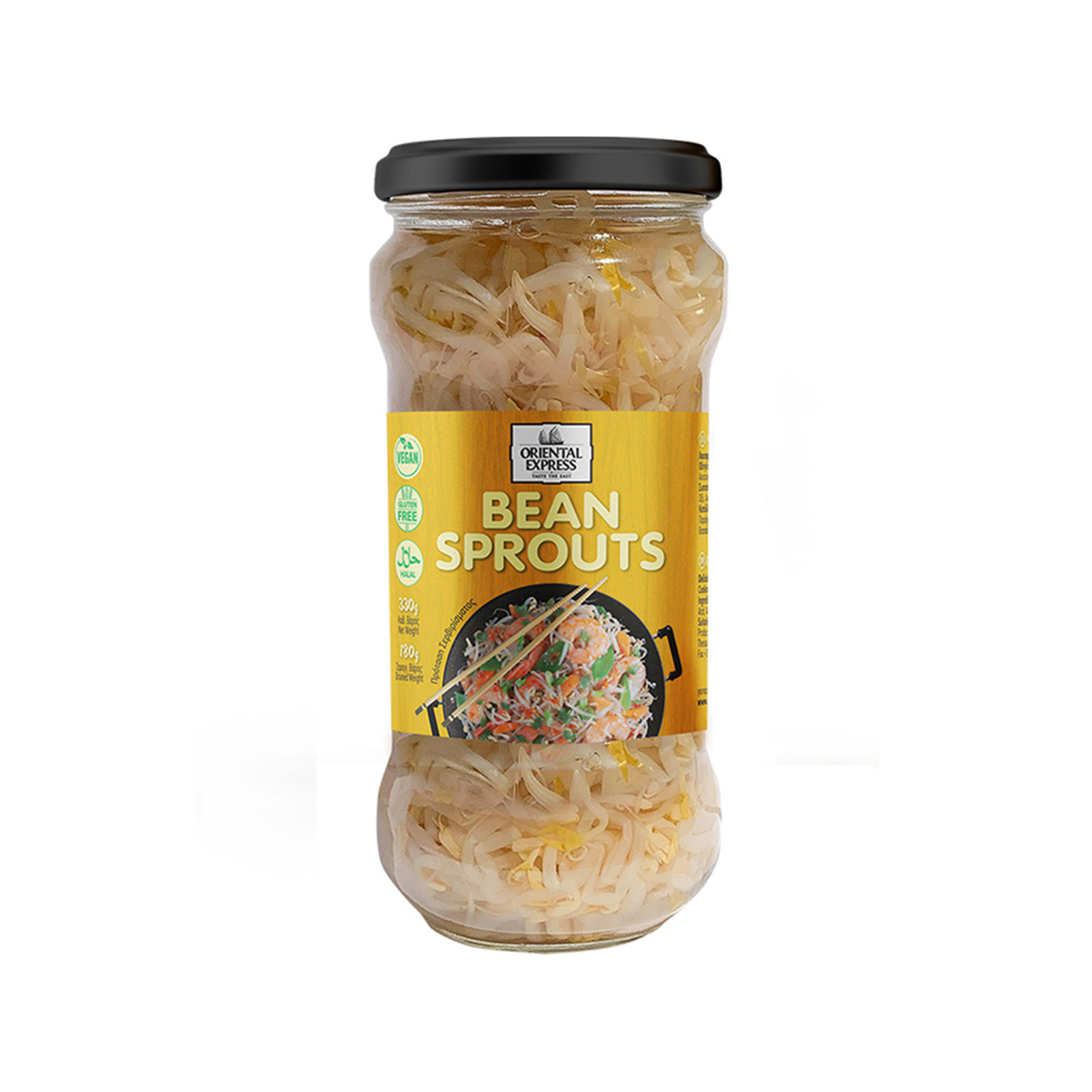 Oriental Express φύτρες φασολιού 330g (στραγγισμένο βάρος 180g) εικόνα 1