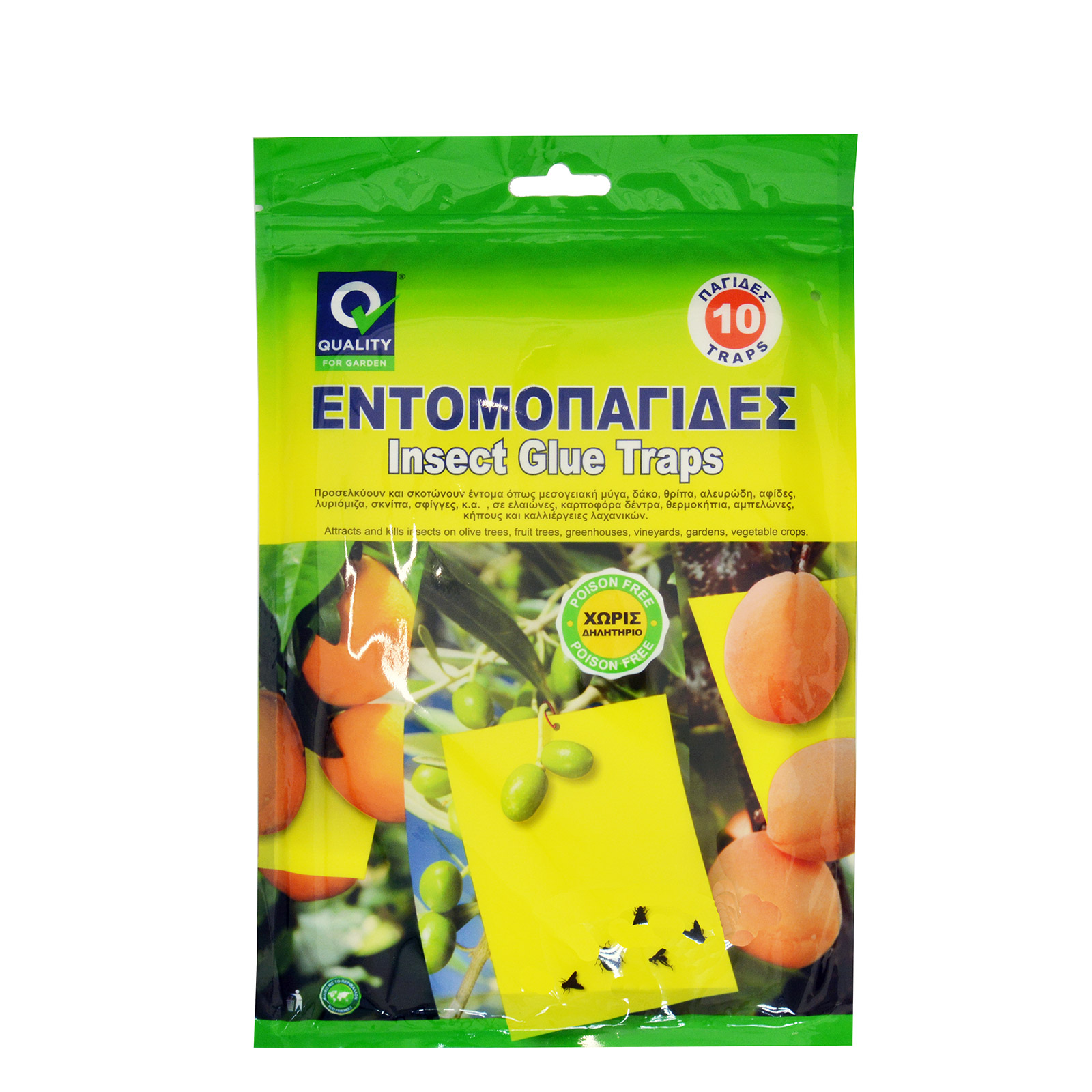 Quality εντομοπαγιδα χωρίς δηλητήριο 10τεμ εικόνα 1