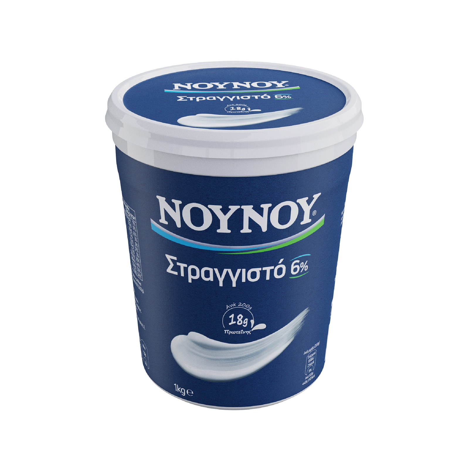 ΝΟΥΝΟΥ γιαούρτι στραγγιστό 6% λιπαρά 1kg εικόνα 1