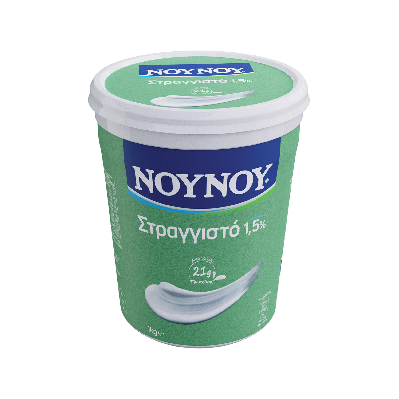 Νουνου γιαούρτι στραγγιστό 1,5% λιπαρά 1kg εικόνα 1