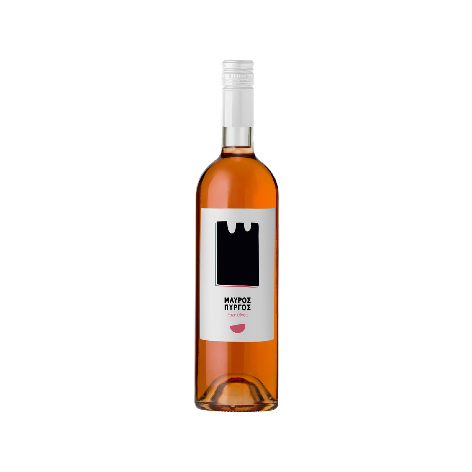 Μαύρος Πύργος κρασί ροζέ ξηρό 750ml εικόνα 1