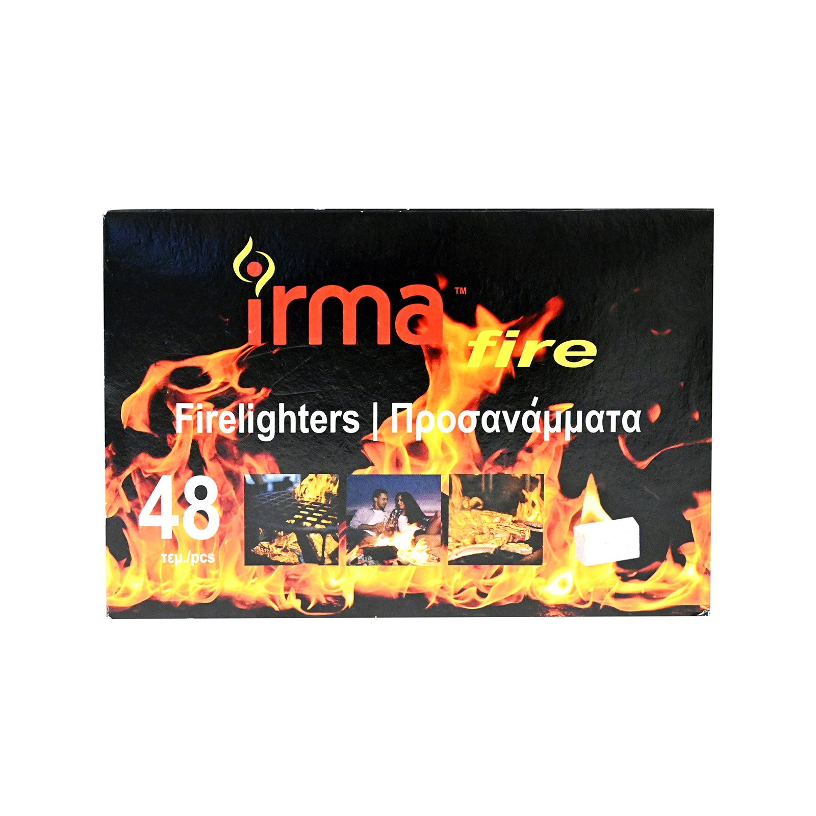 Irma Fire προσάναμμα κύβοι 48τεμ εικόνα 1