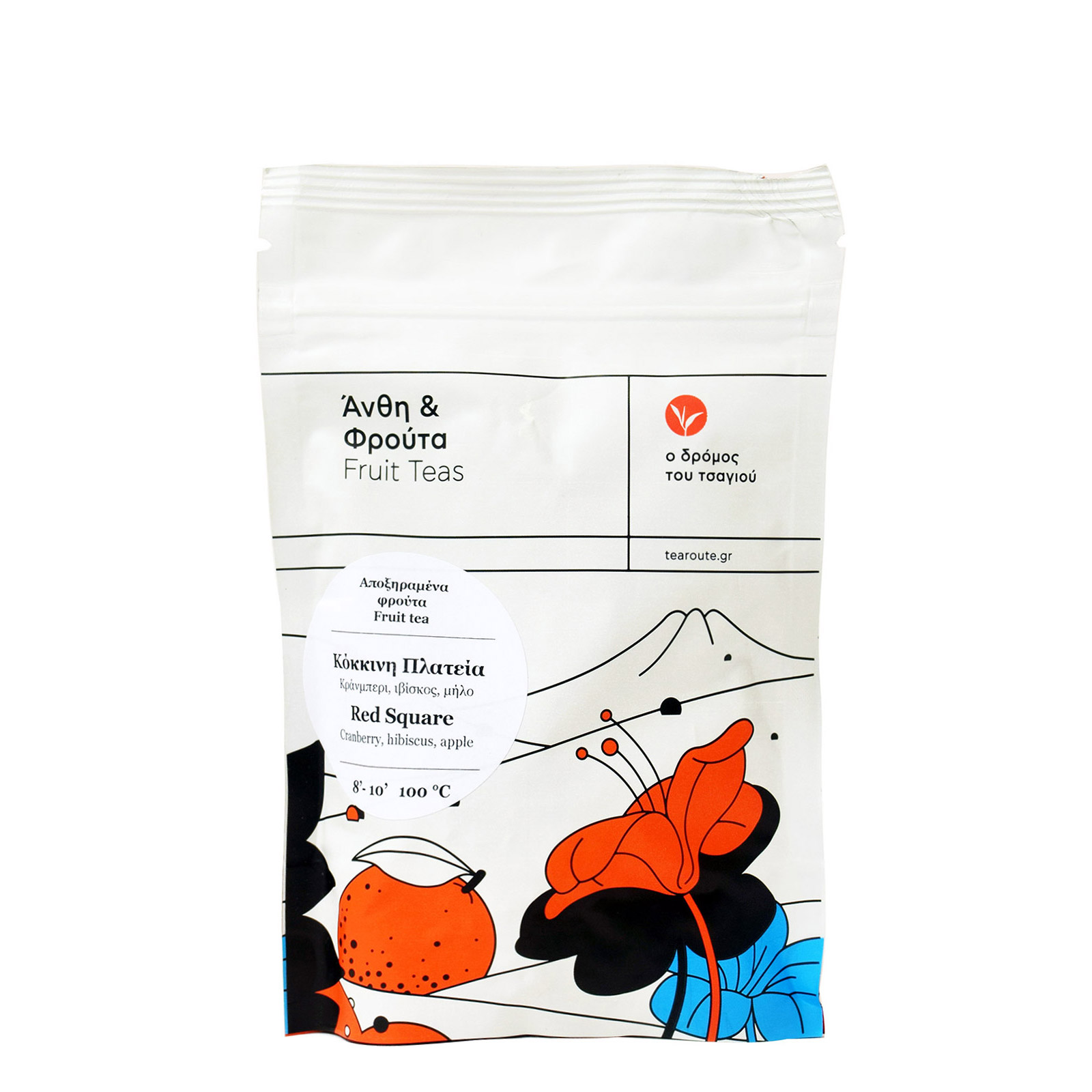 Ο Δρόμος του τσαγιού Κόκκινη Πλατεία αφέψημα αποξηραμένα φρούτα 50g εικόνα 1