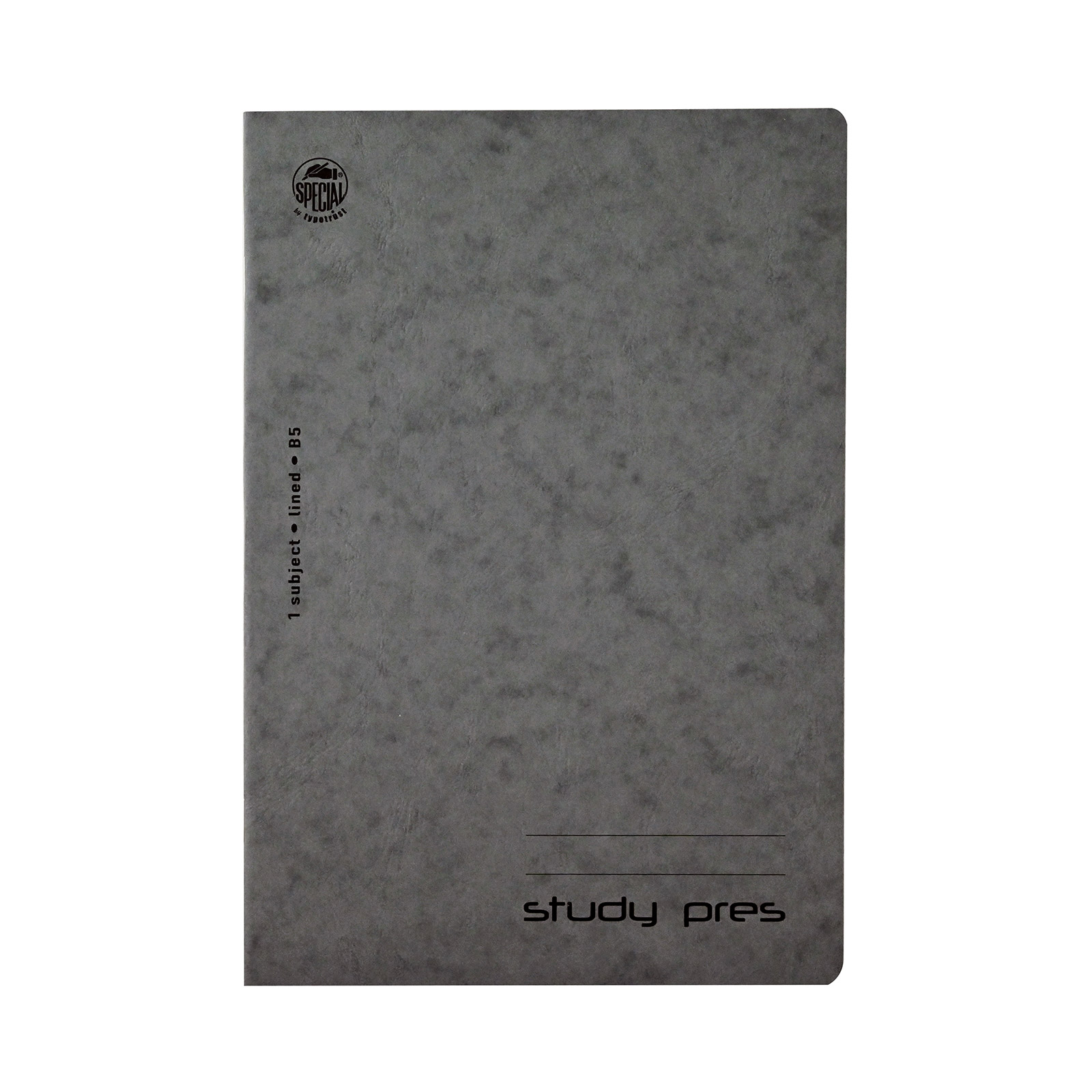 Study Press τετράδιο γκρι B5 εικόνα 1