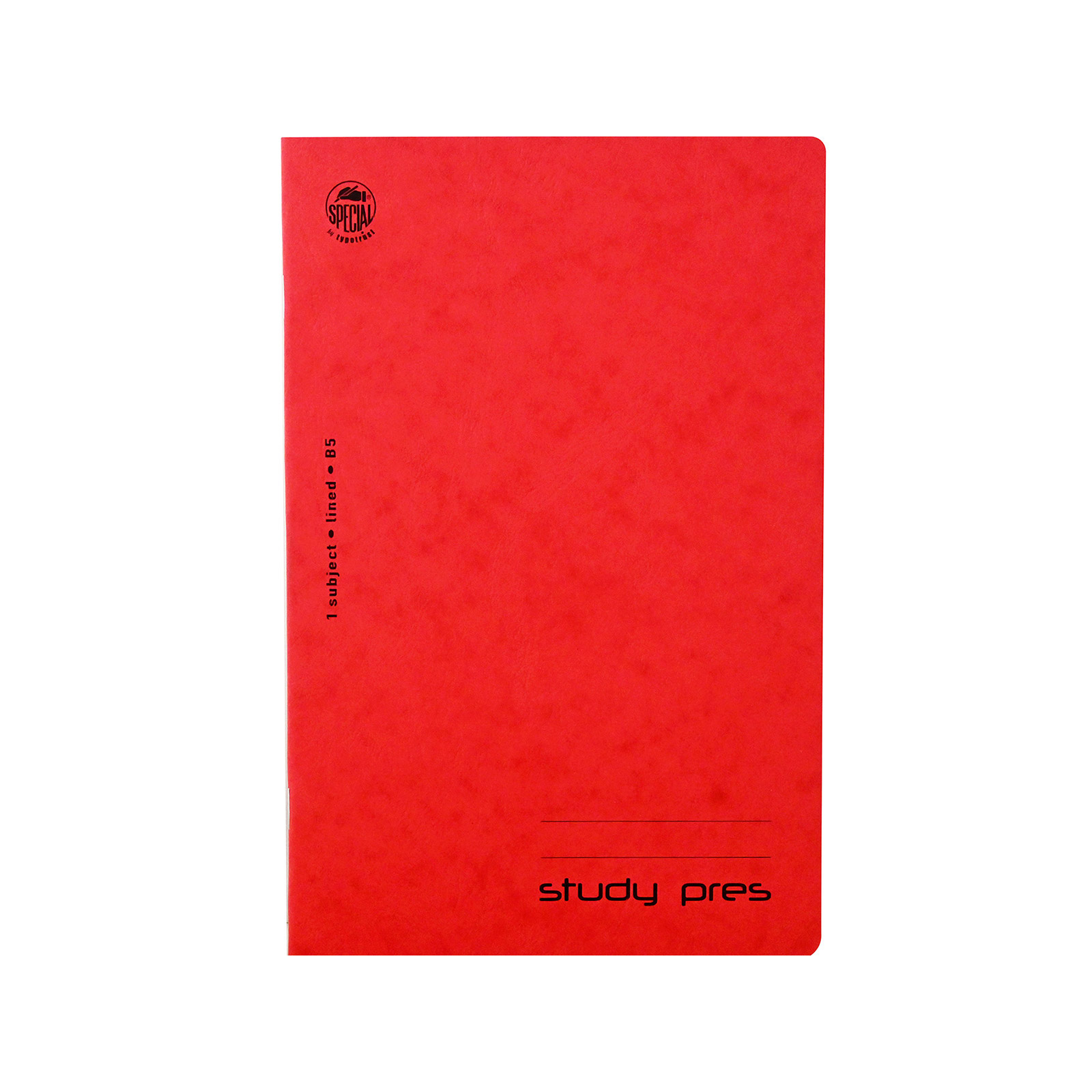 Study Press τετράδιο κόκκινο Β5 50 φύλλα εικόνα 1