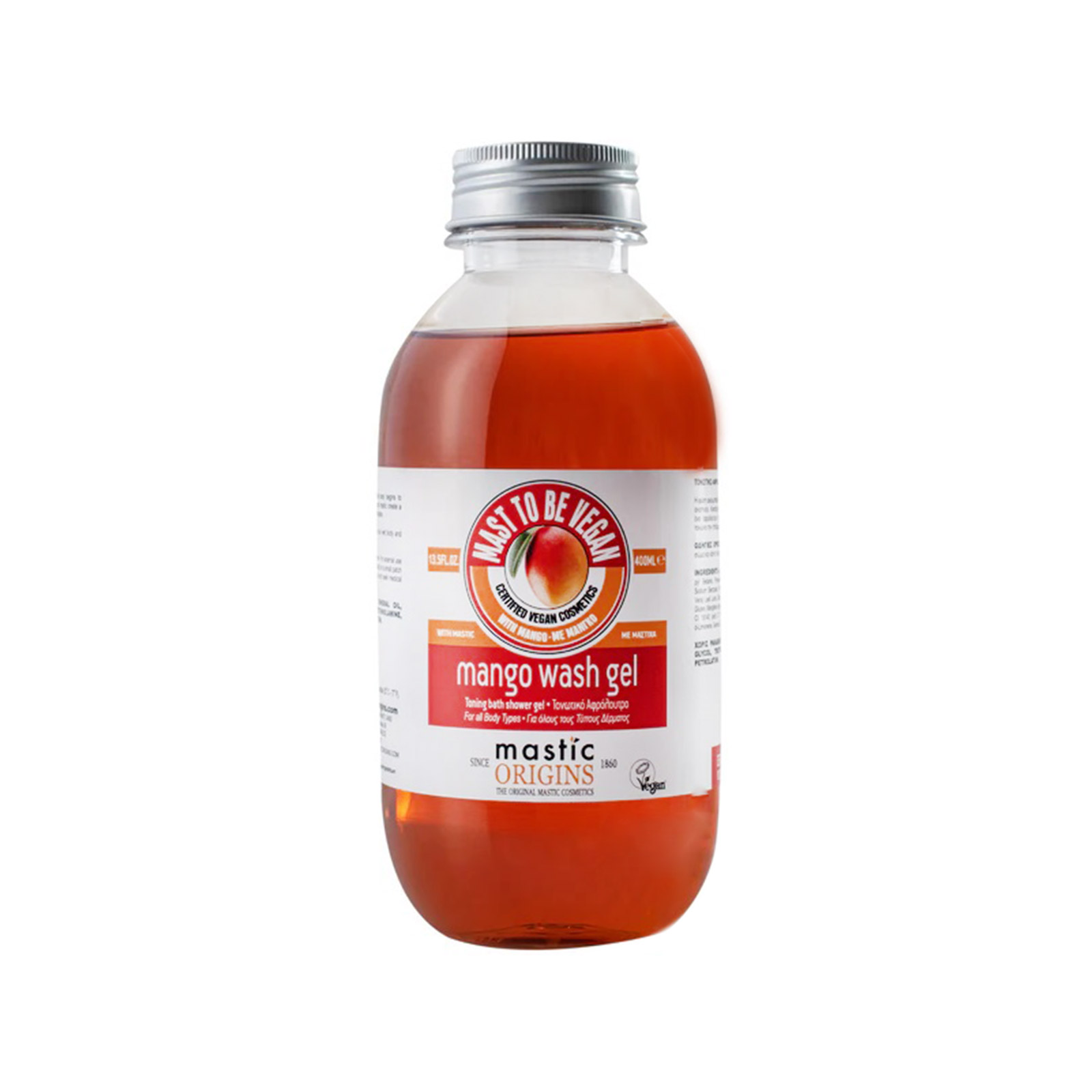 Mastic Origins Mast to be vegan αφρόλουτρο mango 400ml εικόνα 1