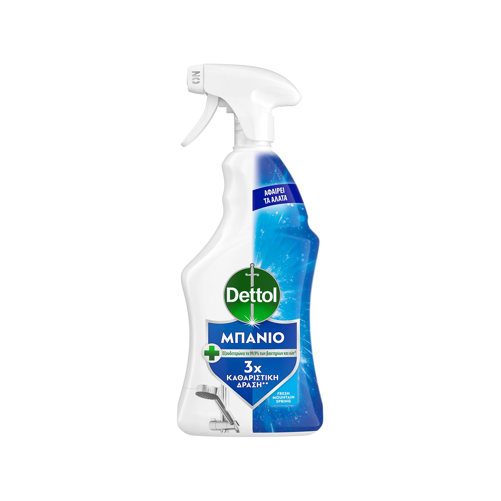 Dettol απολυμαντικό σπρέι για το μπάνιο fresh mountain spring 750ml εικόνα 1