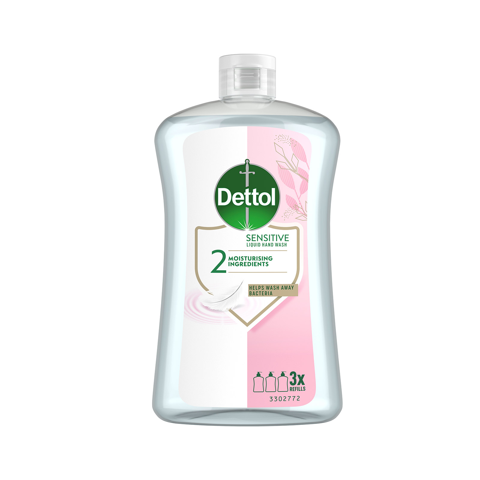 Dettol υγρό κρεμοσάπουνο ανταλλακτικό sensitive 750ml εικόνα 1