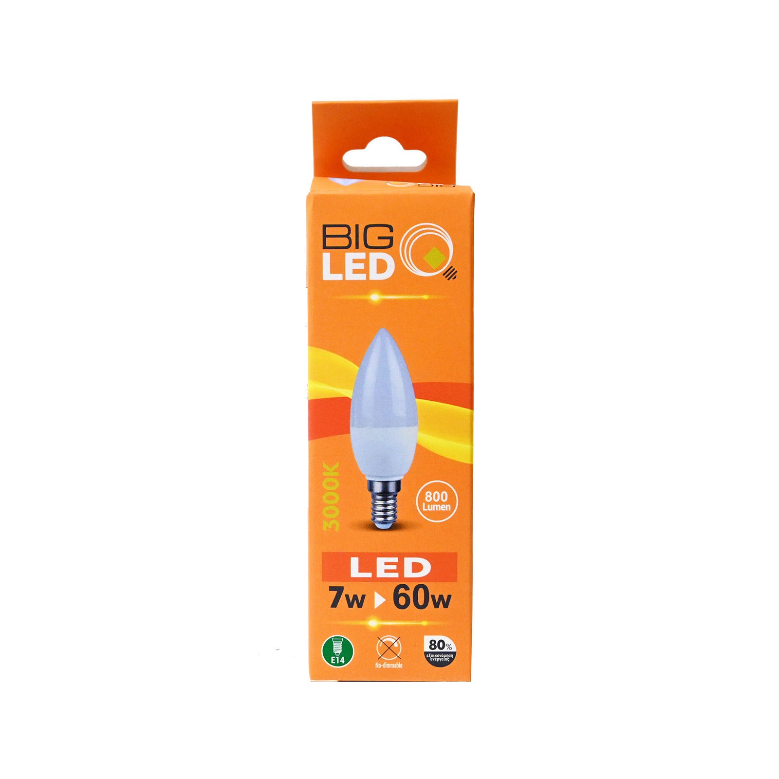 Big Solar E14 λάμπα led κεράκι 7w εικόνα 1