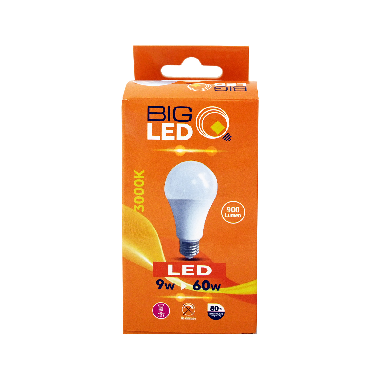 Big Solar Ε27 λάμπα led 9w εικόνα 1