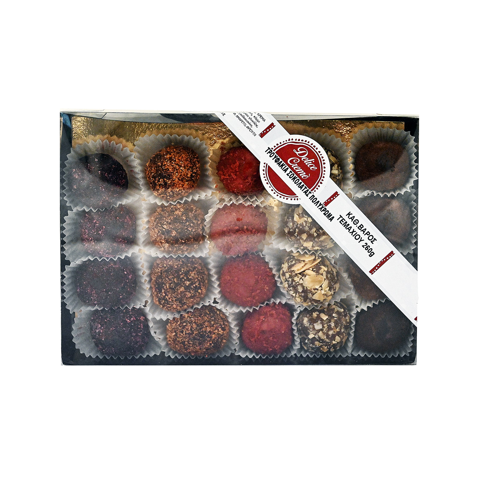 Delice Creme τρουφάκια σοκολάτας πολύχρωμα 260g εικόνα 1