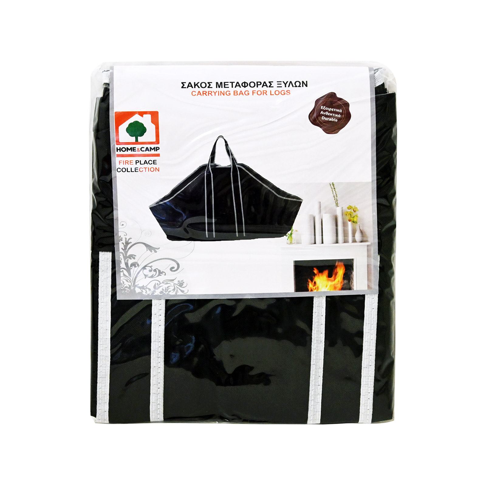 Home & Camp carrying bag for logs 68 x 25 x 44 image 1