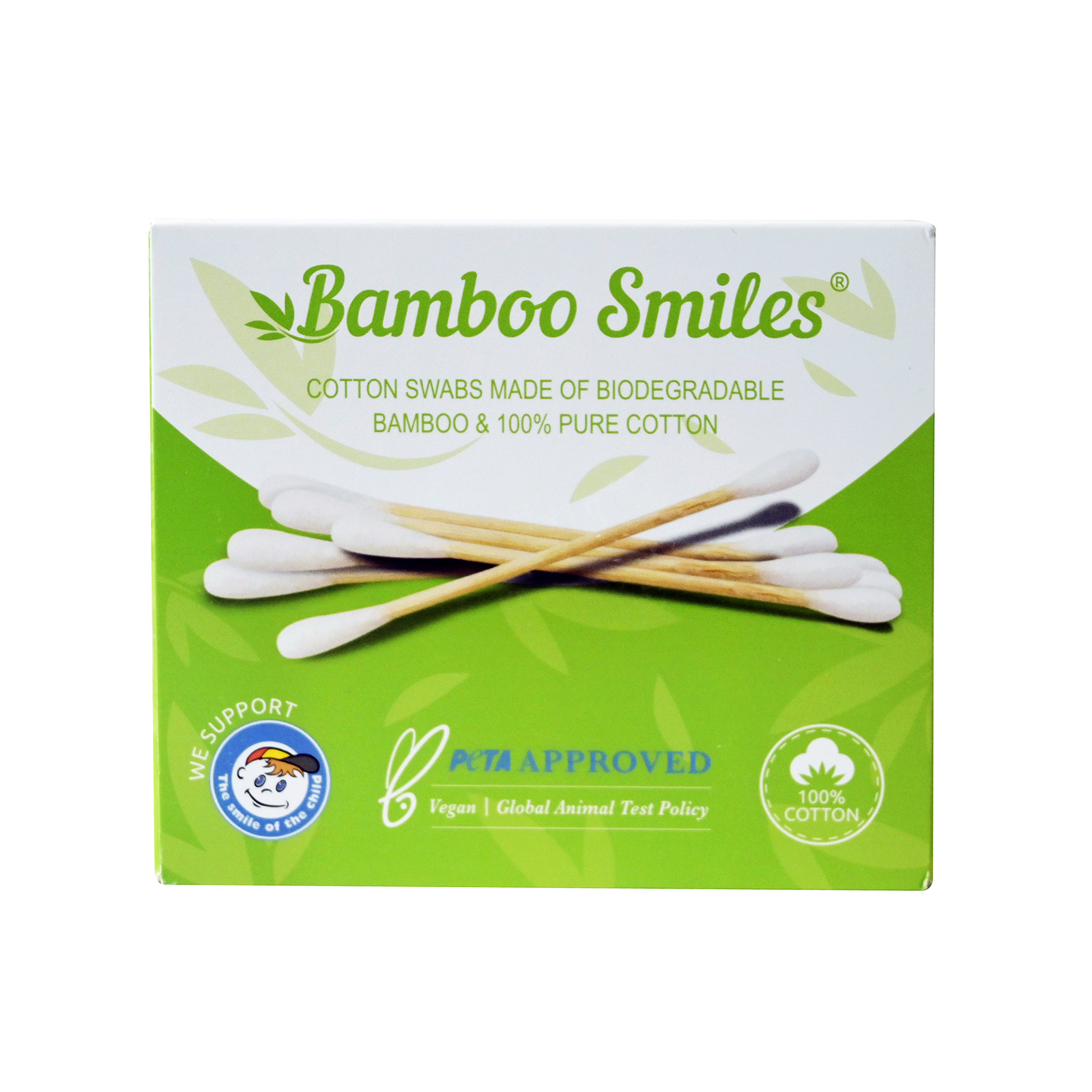 Bamboo Smiles μπατονέτες 100τεμ εικόνα 1