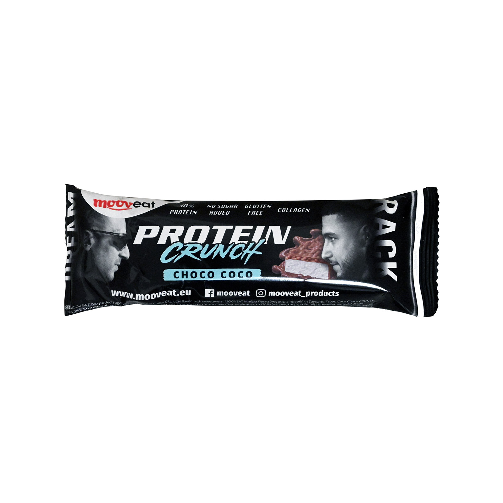 Mooveat Protein crunch μπάρα πρωτείνης choco coco 65g εικόνα 1