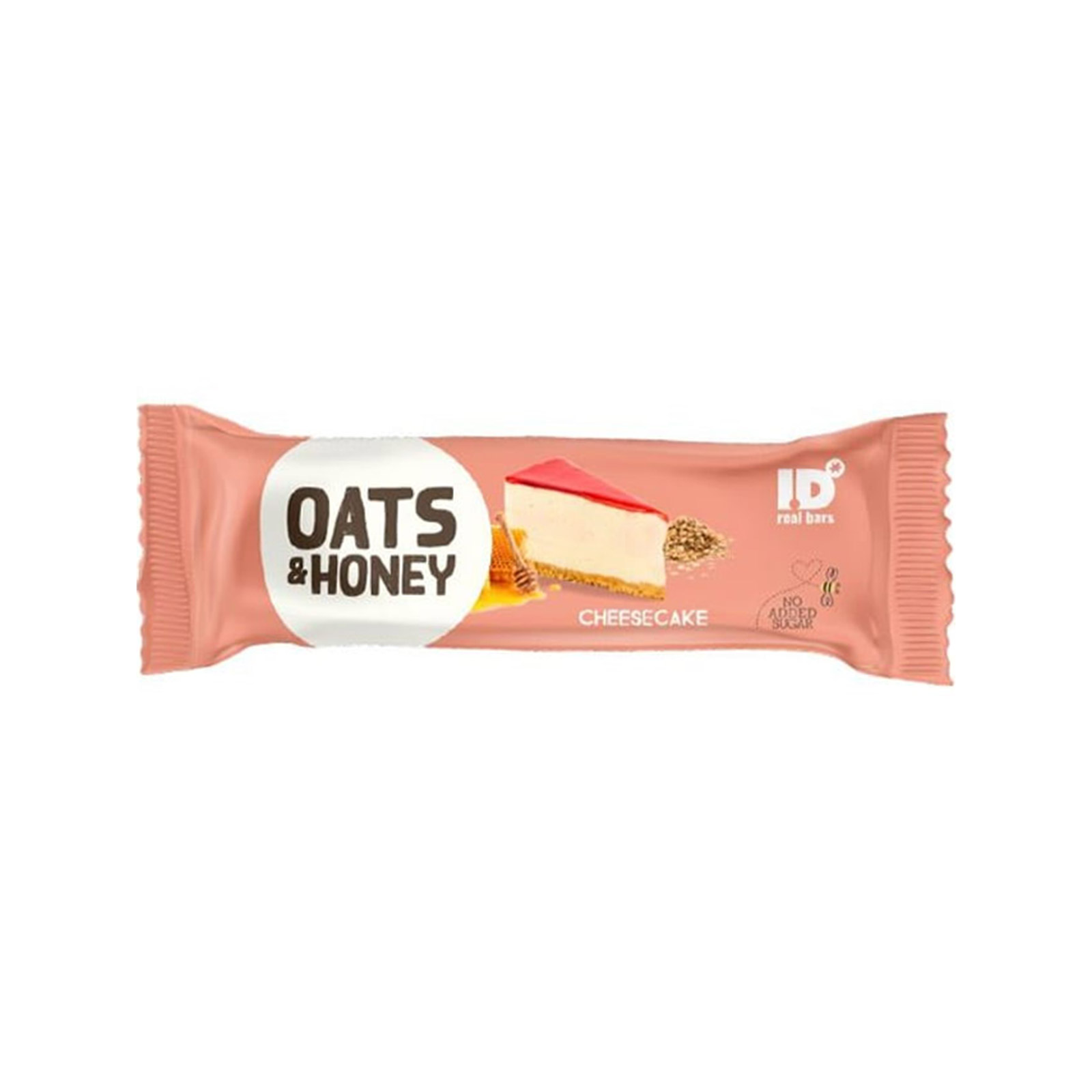 I.D μπάρα βρώμης με μέλι και γεύση μπισκότο - cheesecake 70g εικόνα 1
