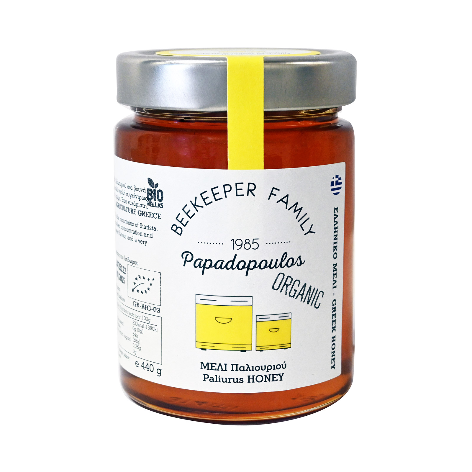 Beekeper Family Family μέλι παλιουριού 440g εικόνα 1