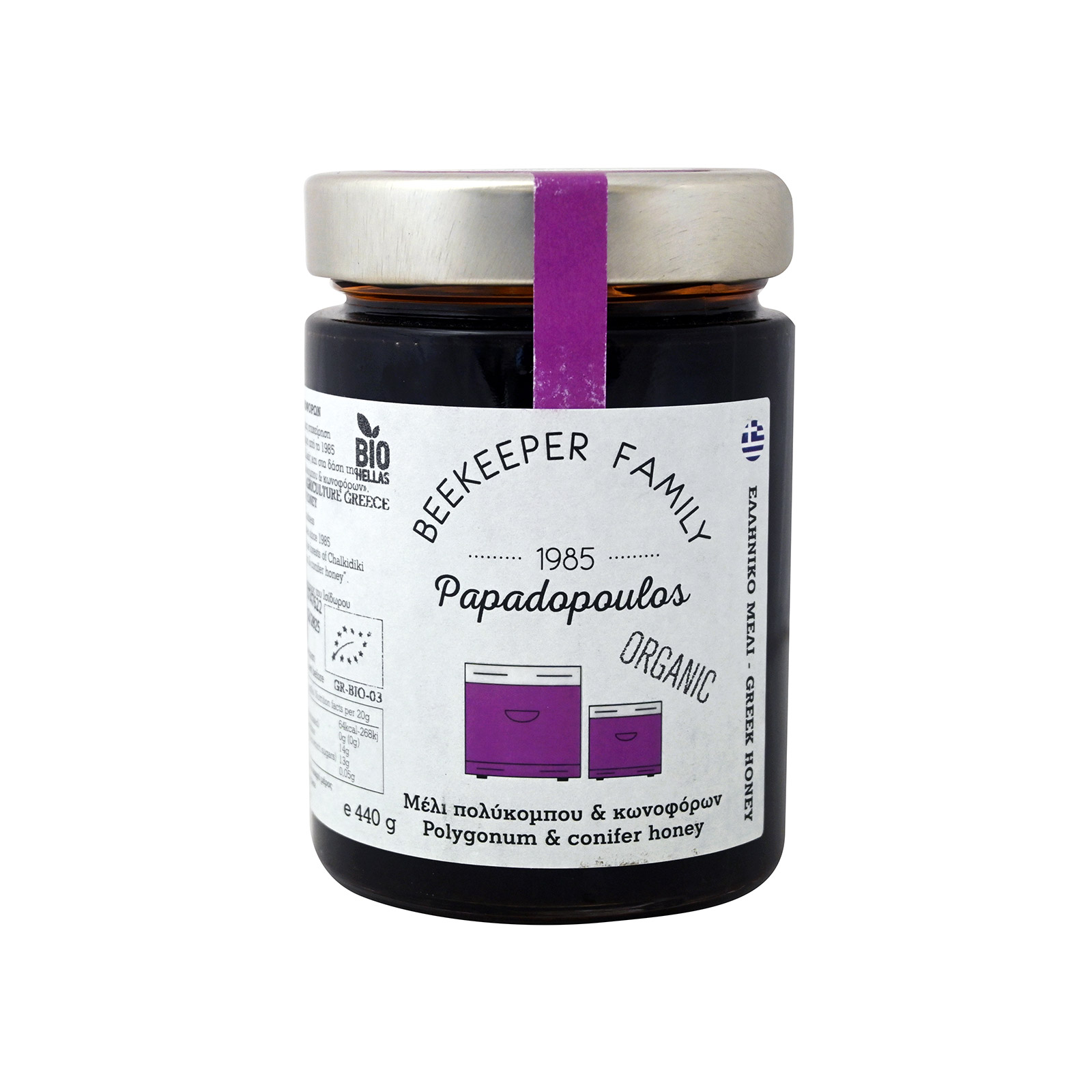 Beekeper Family μέλι πολύκομπου & κωνοφόρων 440g εικόνα 1