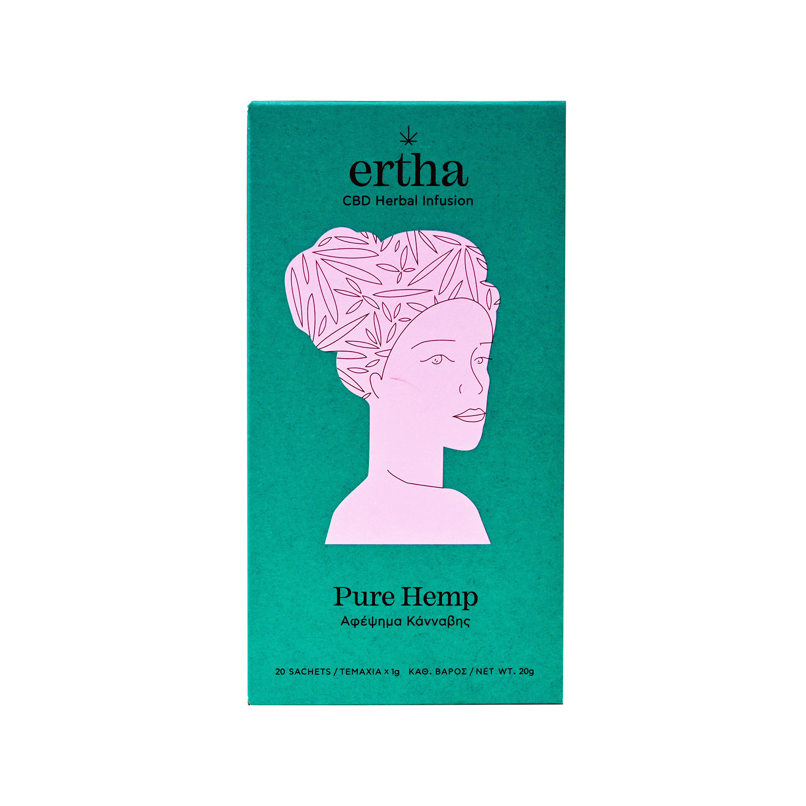 Ertha αφέψημα κάνναβης 20φακ εικόνα 1