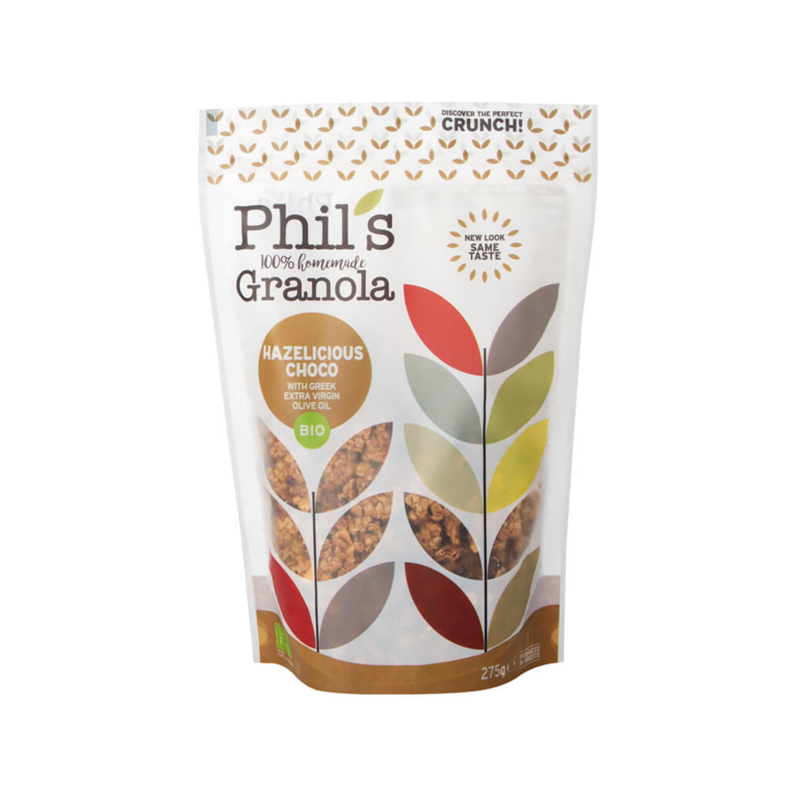Phil's δημητριακά granola hazelicious choco 275g εικόνα 1