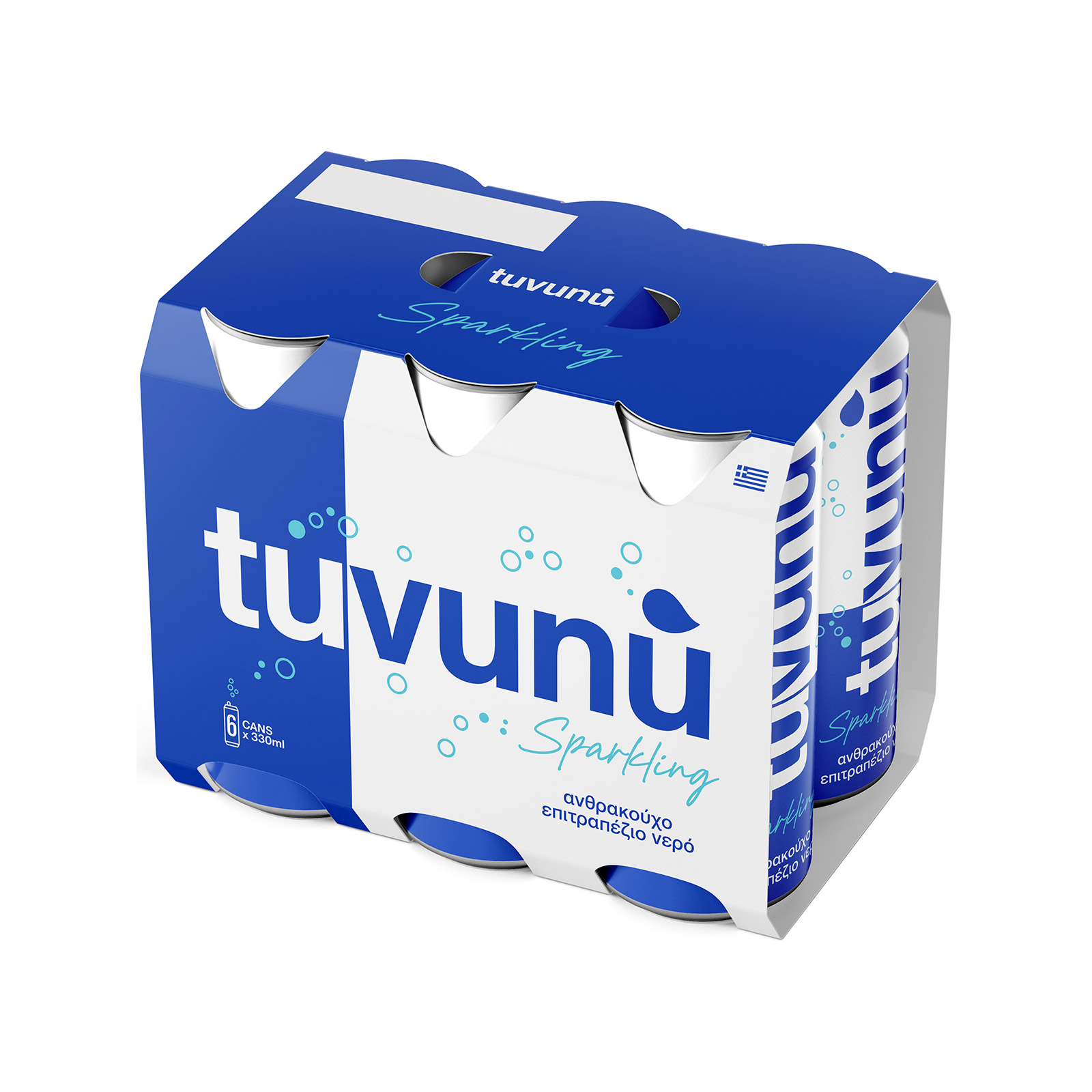 Tuvunu ανθρακούχο νερό 6x330ml εικόνα 1