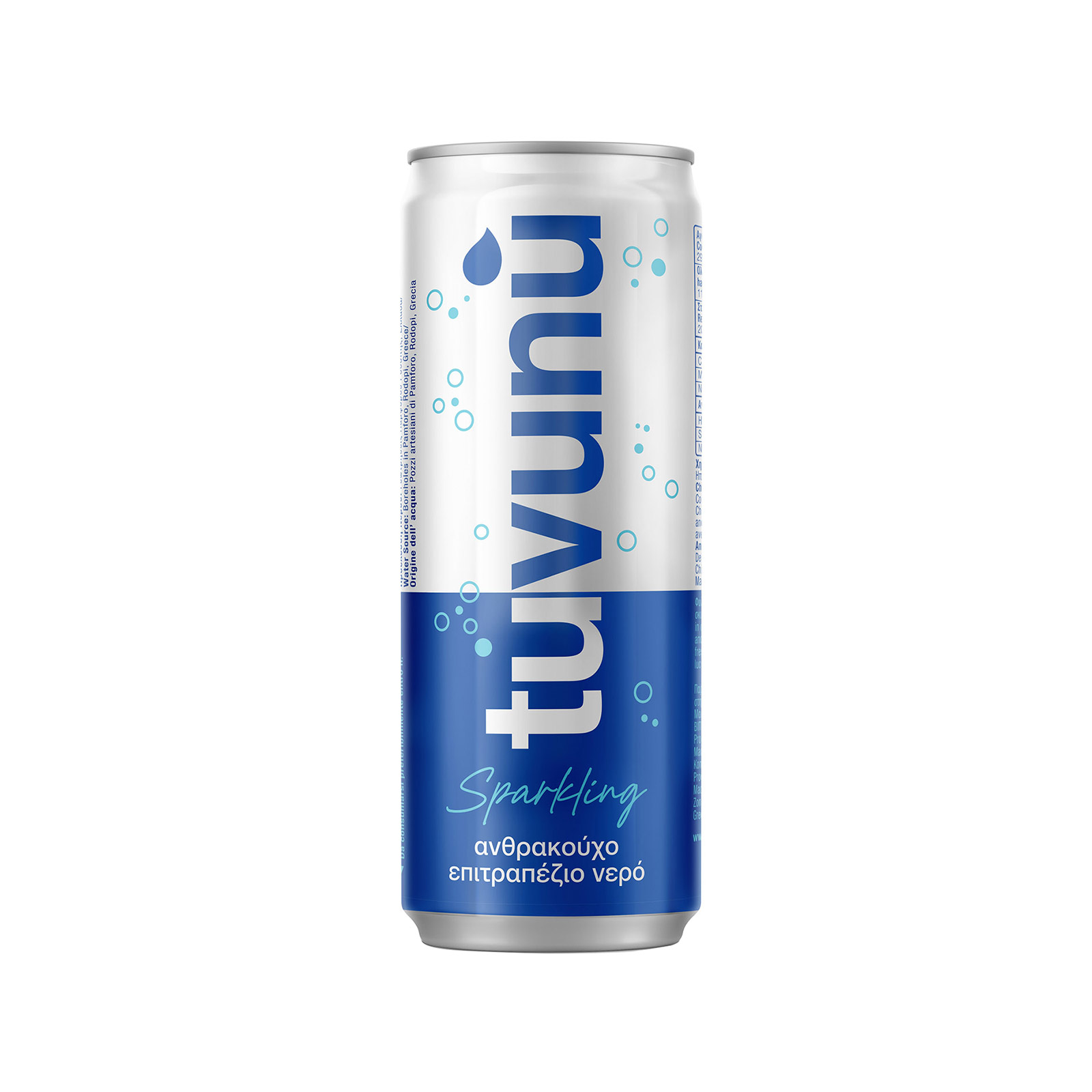 Tuvunu ανθρακούχο νερό 330ml εικόνα 1