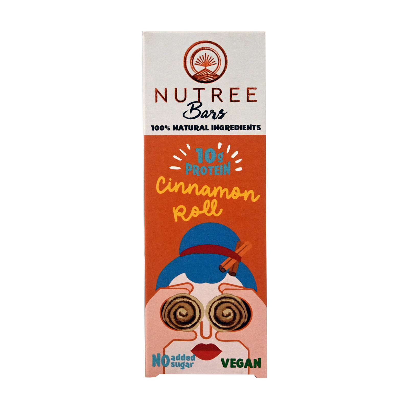 Nutree bars μπάρα χουρμά cinnamon roll 50g εικόνα 1