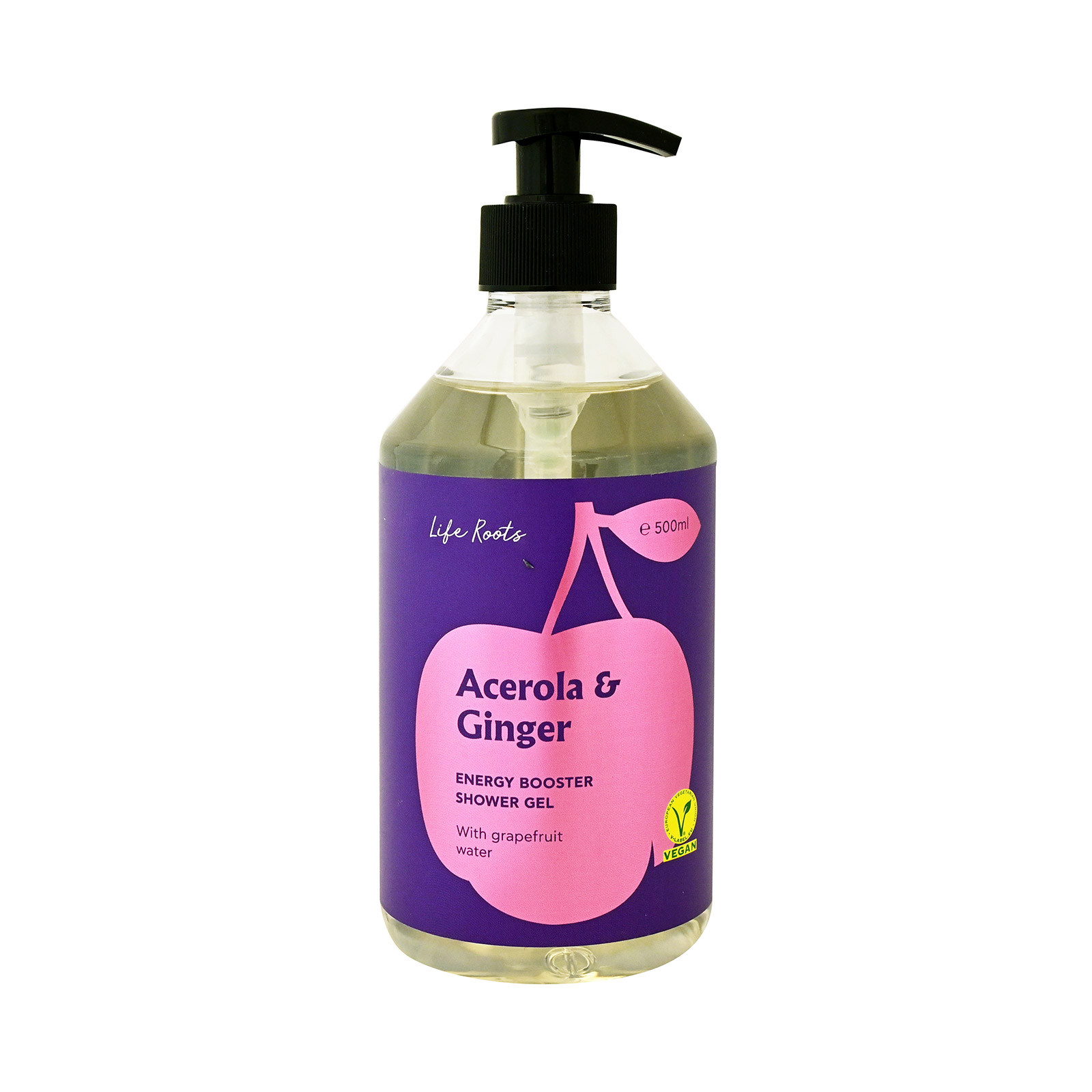 Lile Roots shower gel acerola & ginger 500ml image 1