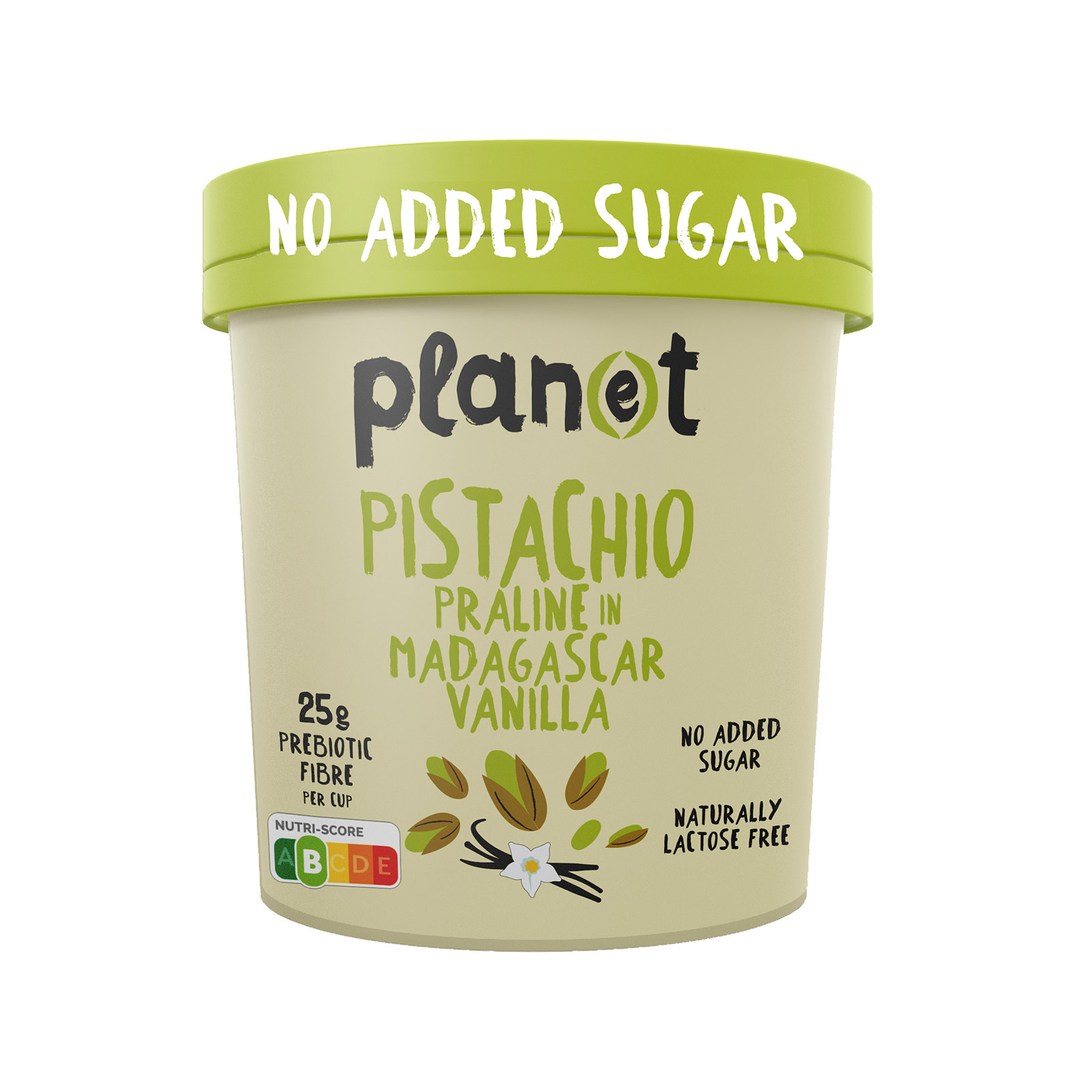 Plan(e)t παγωτό pistachio praline in madagascar vanilla 250g εικόνα 1