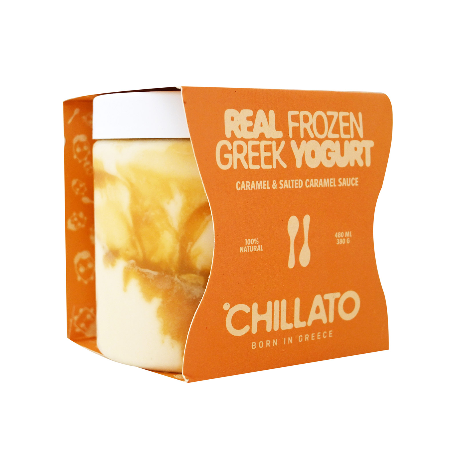 And Ice Chillato frozen yogurt caramel & salt 380g εικόνα 1