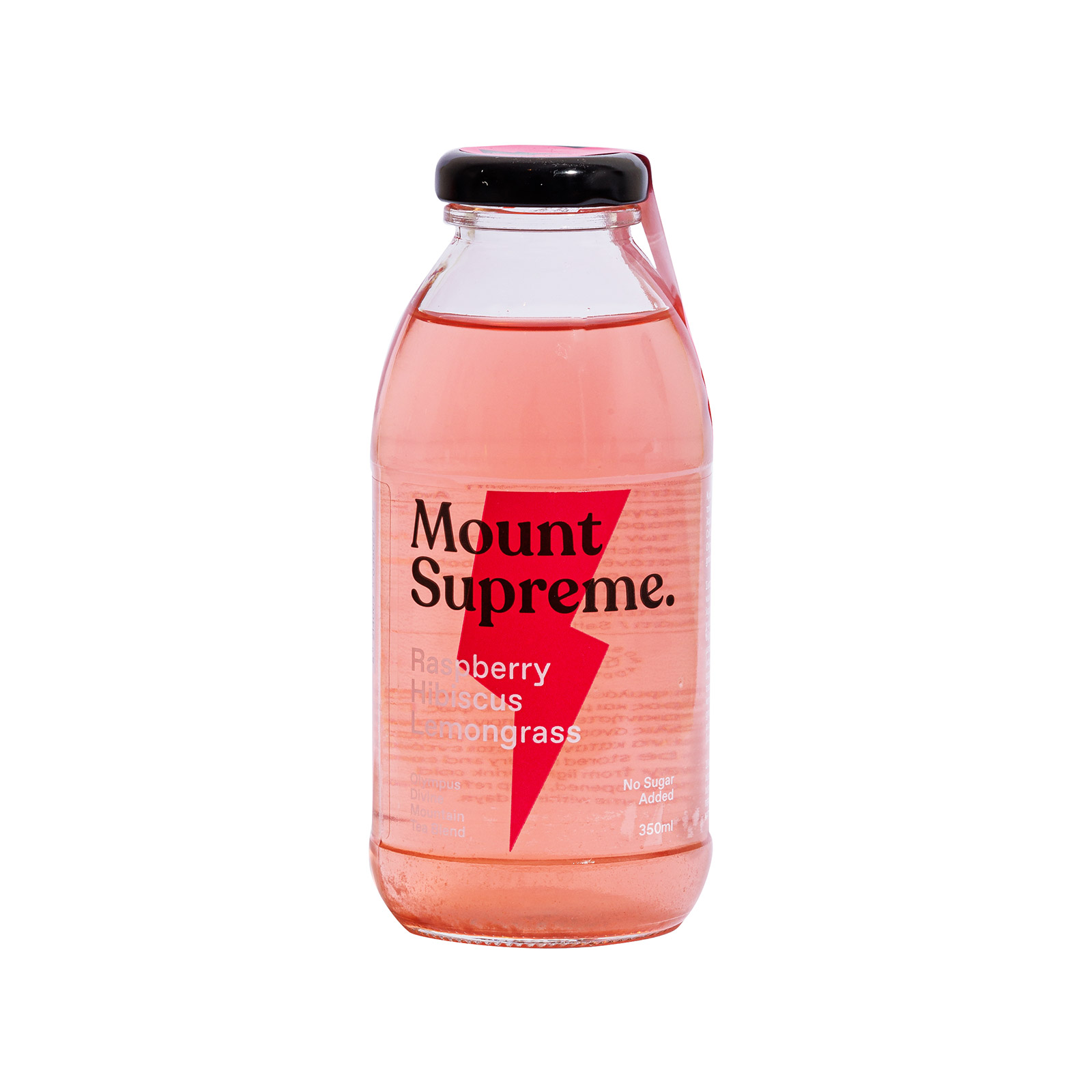 Mount Supreme cold tea drink raspberry hibiscous lemongrass 350ml image 1