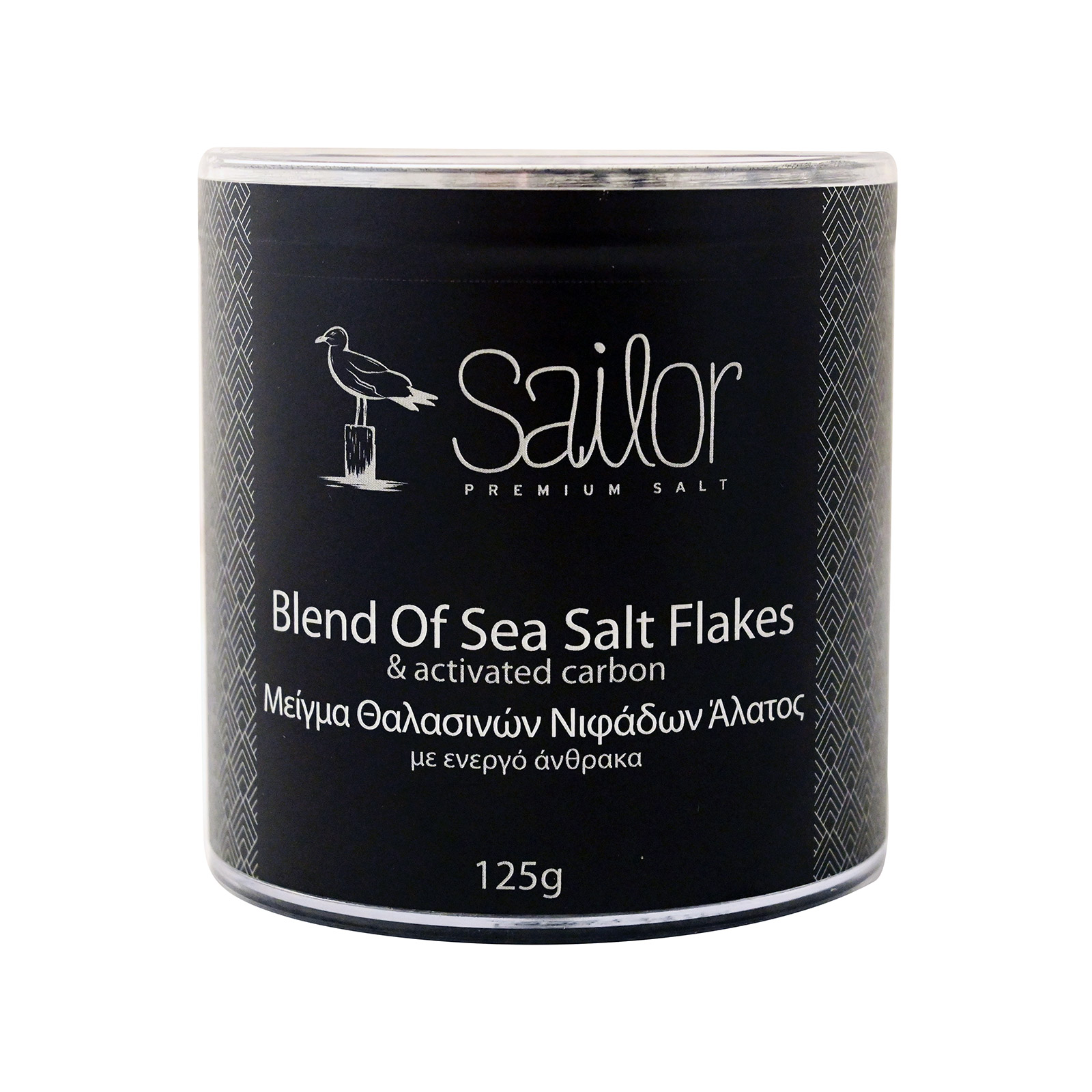 Sailor νιφάδες άλατος μείγμα με ενεργό άνθρακα 125g εικόνα 1