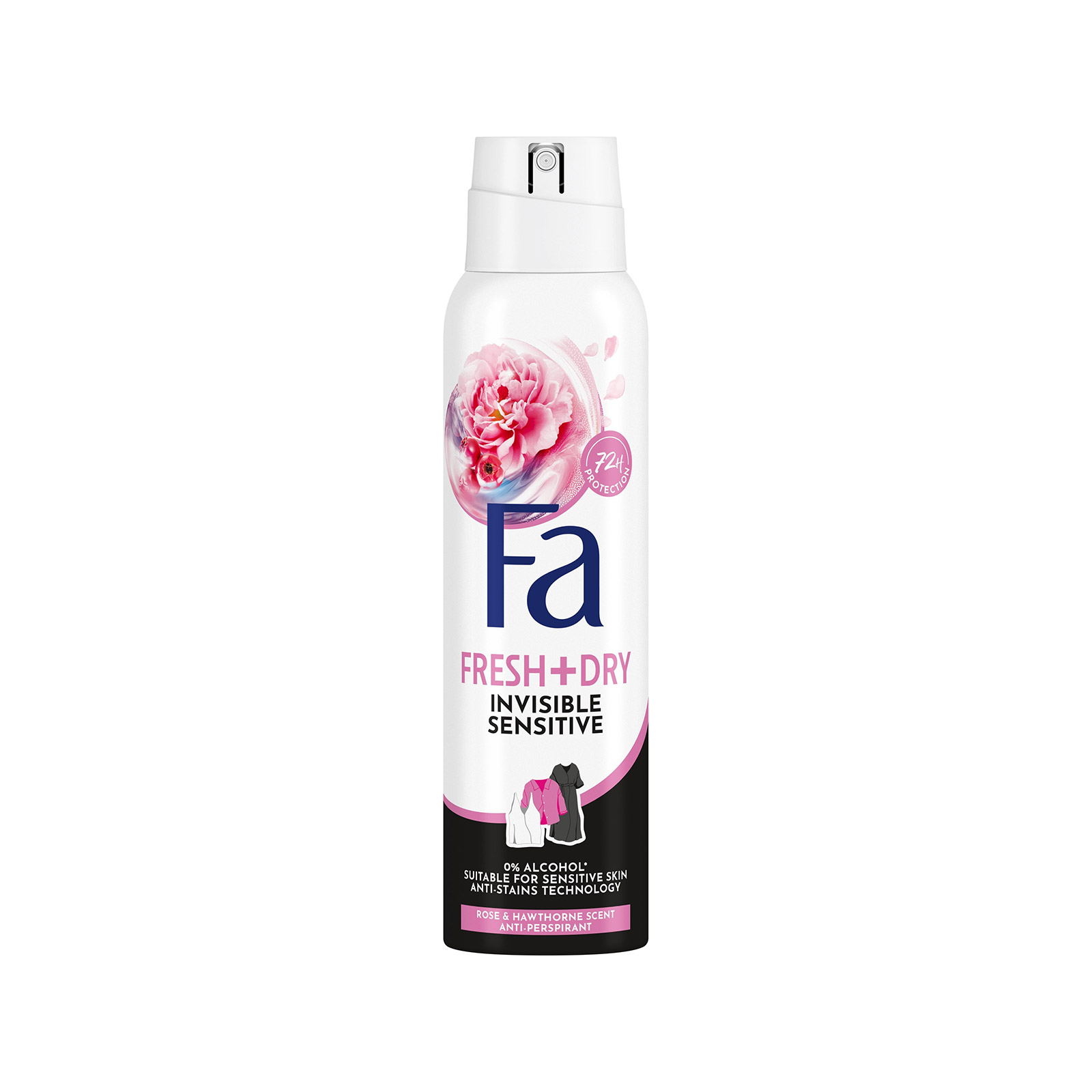 Fa Invisible αποσμητικό σώματος sensitive 150ml εικόνα 1