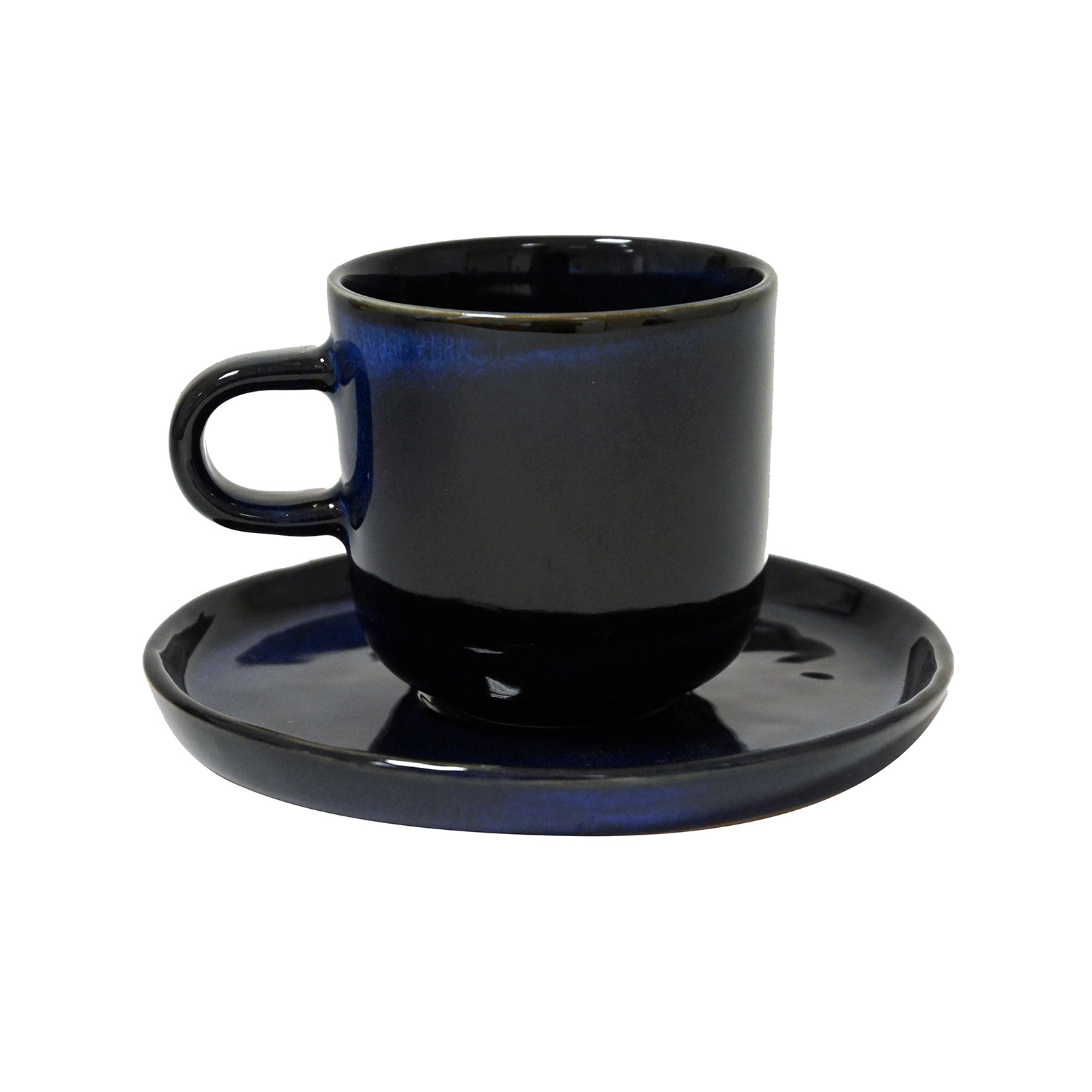 Salt & Pepper 850631 φλυτζάνι με πιατάκι μαύρο εικόνα 1