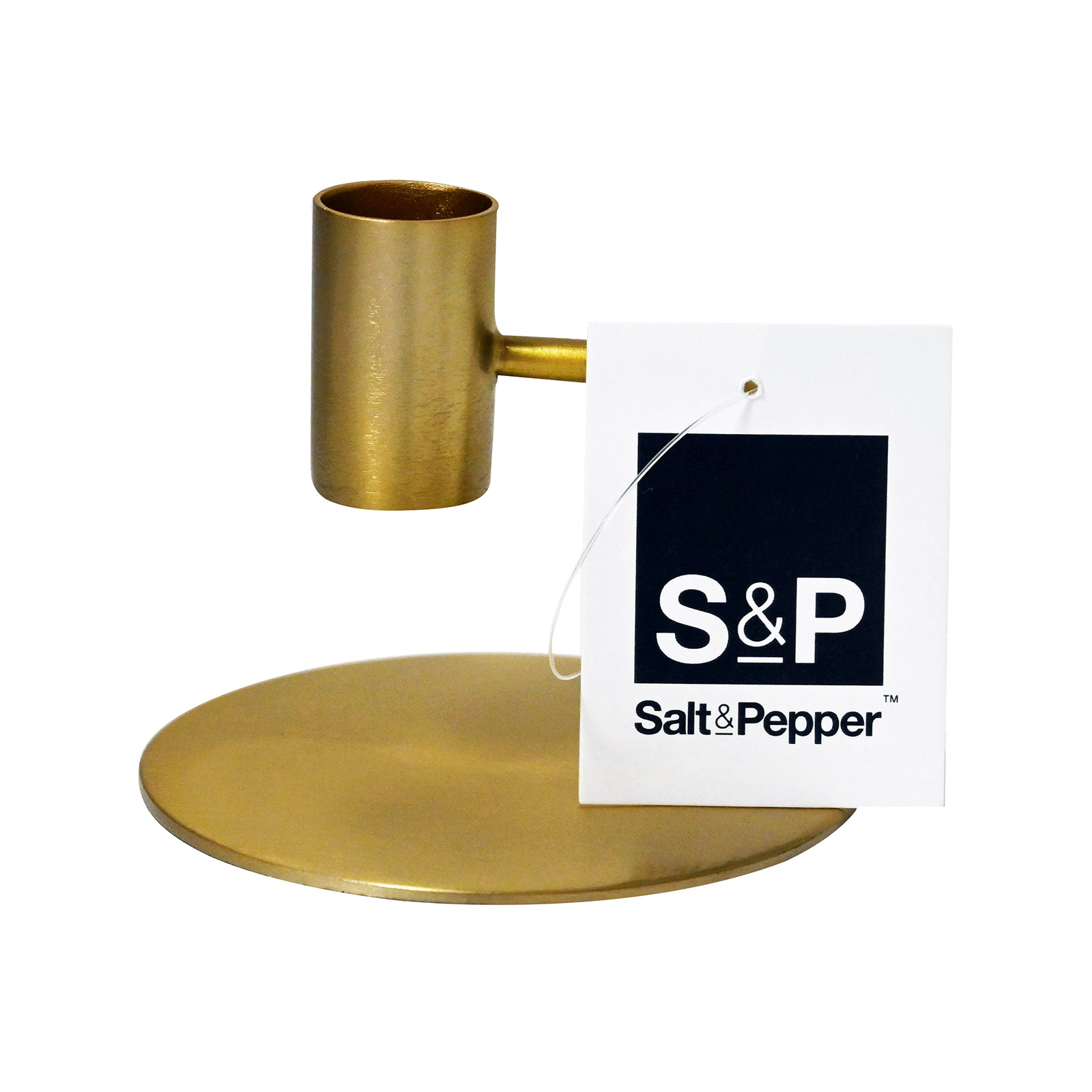 Salt & Pepper 824342 κηροπήγιο μεταλλικό χρυσό εικόνα 1