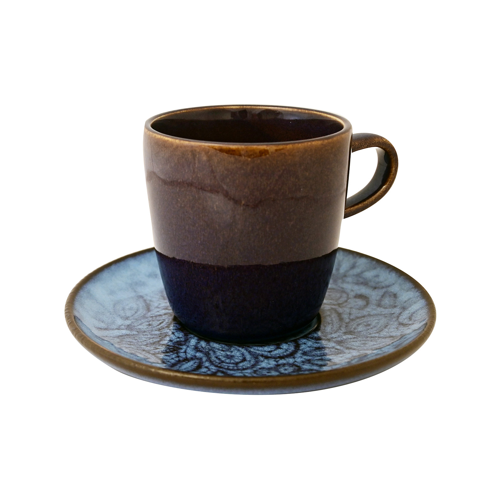 Salt & Pepper 850226 κούπα με πιατάκι blue marrak εικόνα 1