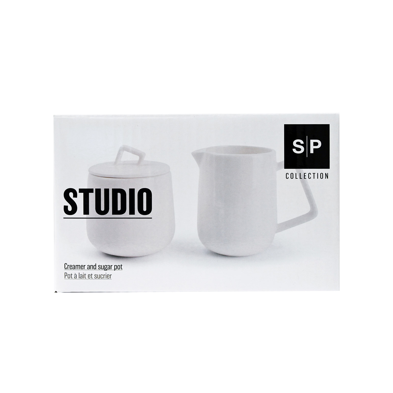 Salt & Pepper σετ γαλατιέρα & ζαχαριέρα λευκή εικόνα 1