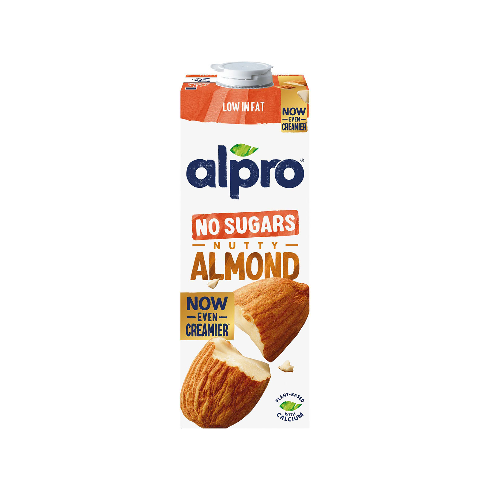 Alpro ρόφημα αμυγδάλου unsweetened 1lt εικόνα 1