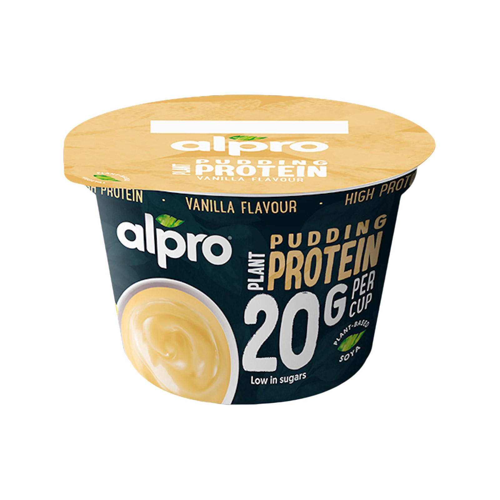 Alpro Pudding protein πουτίγκα vanilla 200g εικόνα 1