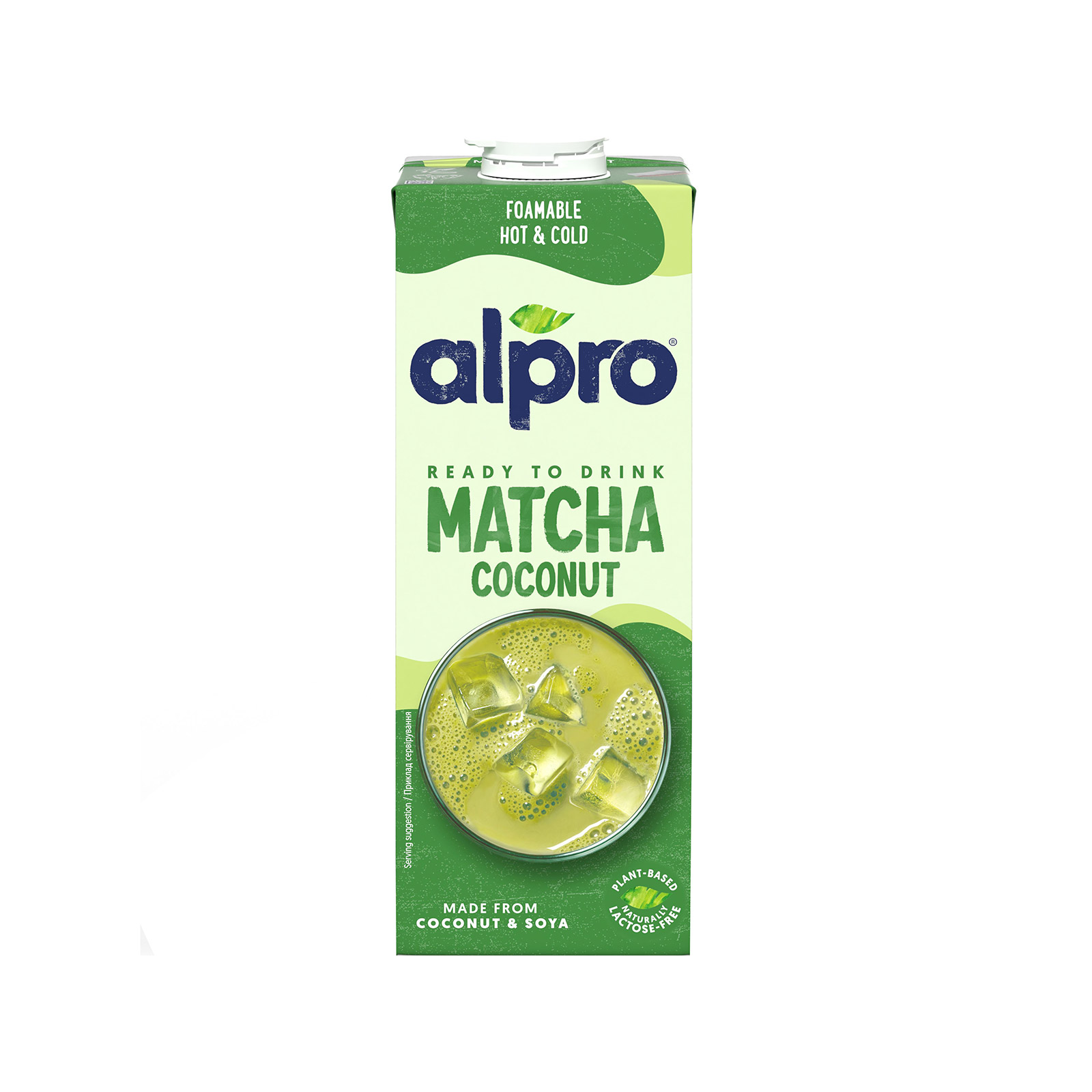 Alpro ρόφημα καρύδας - σόγιας matcha 1lt εικόνα 1