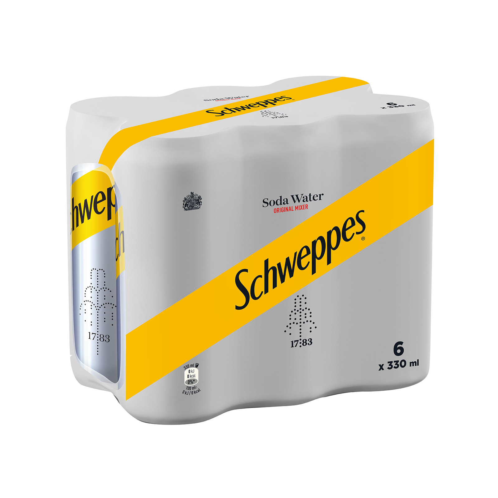 Schweppes soda soft drink 6x330ml image 1