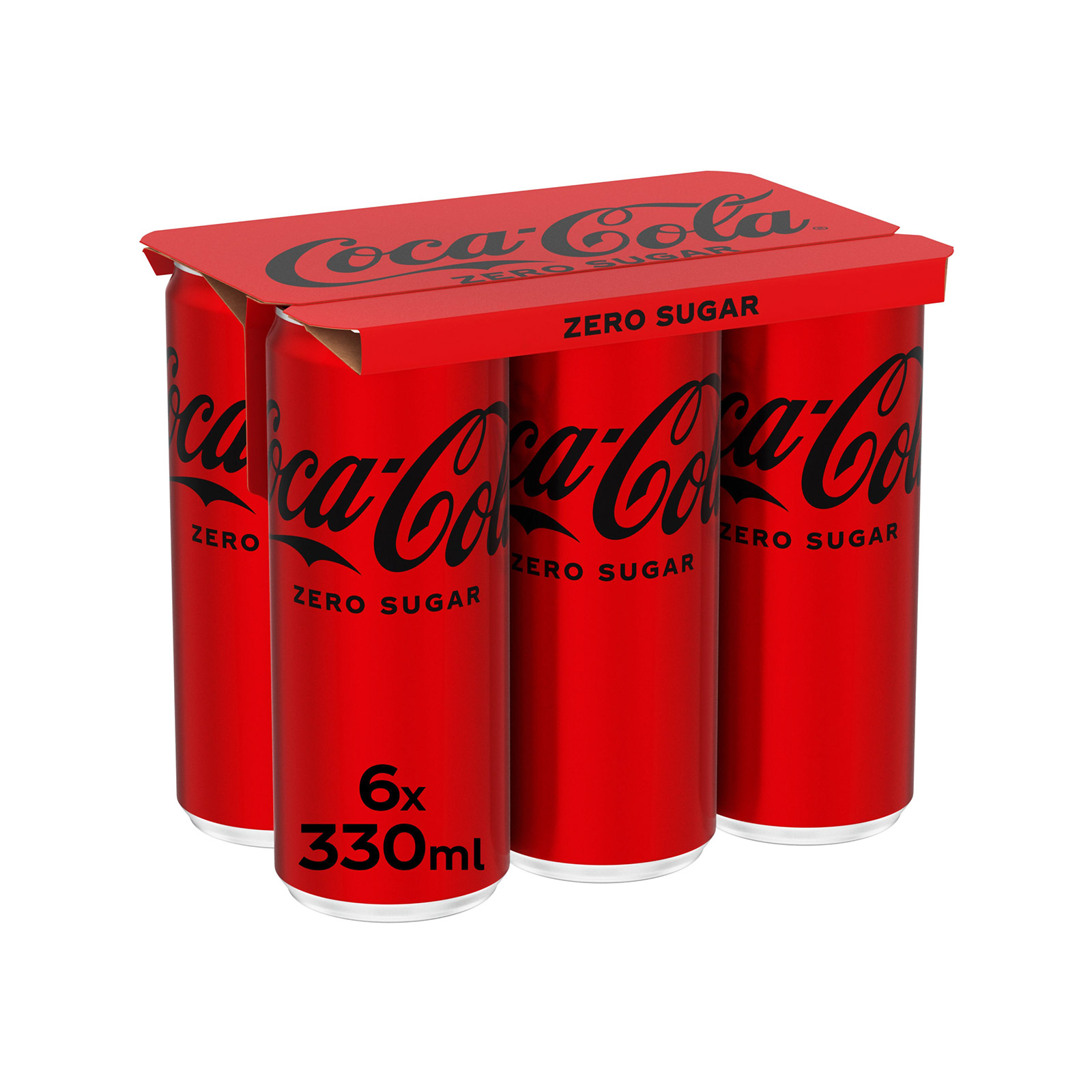 Coca Cola Zero αναψυκτικό 6x330ml εικόνα 1