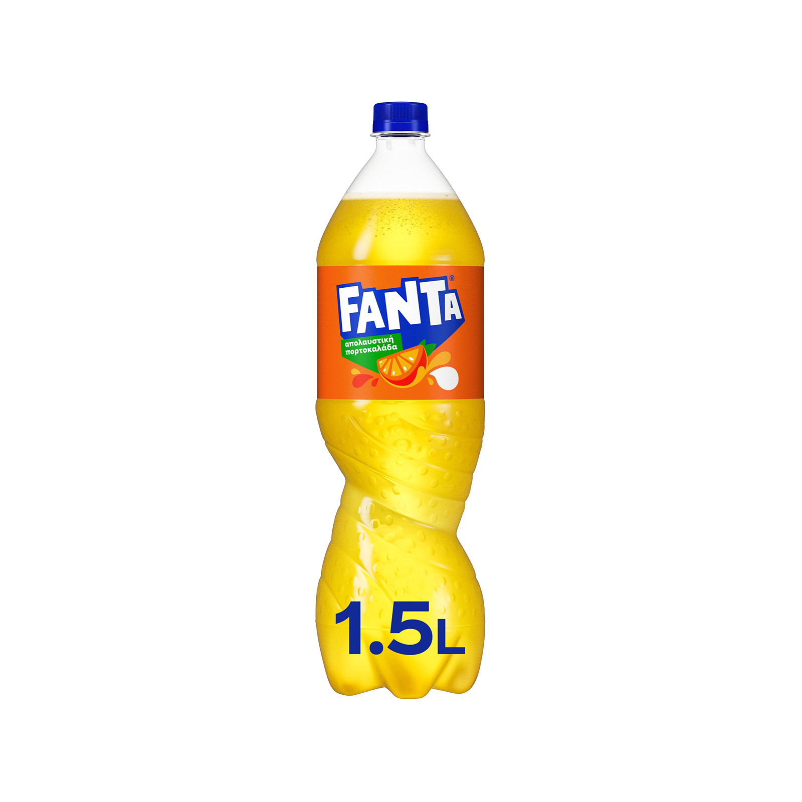 Fanta αναψυκτικό πορτοκαλάδα 1.5lt εικόνα 1